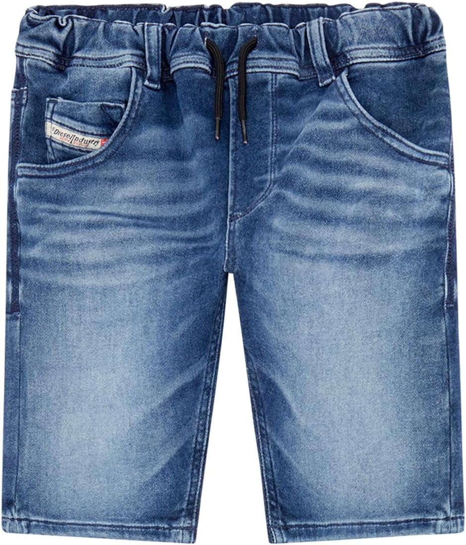 Diesel Boys' JoggJeans® Shorts in Mid-Blue with Shades