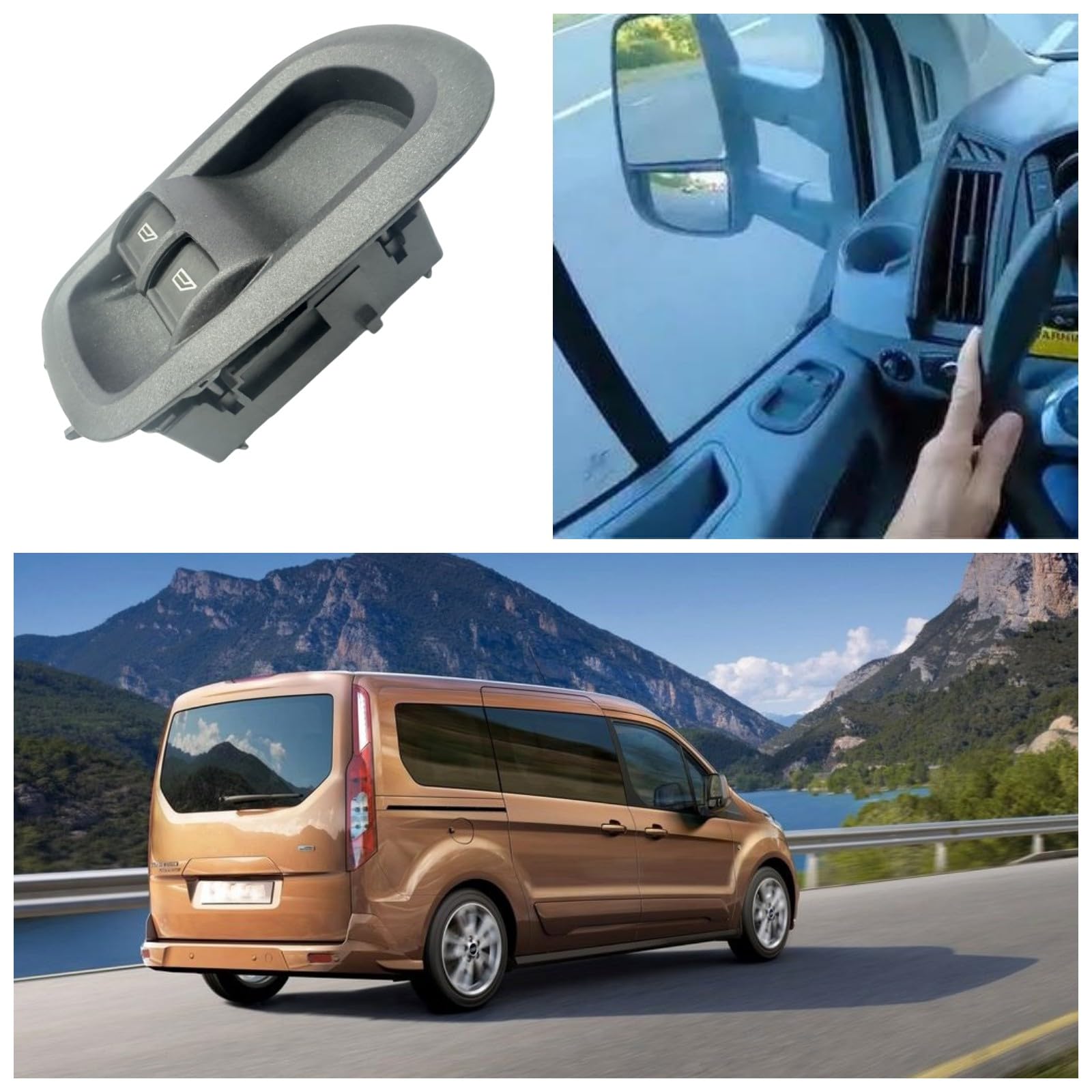 Interrupteur Feu Clignotant Et Porte Entrouverte Pour Ford Transit 150/250/350 (2015-2023) - NEUF