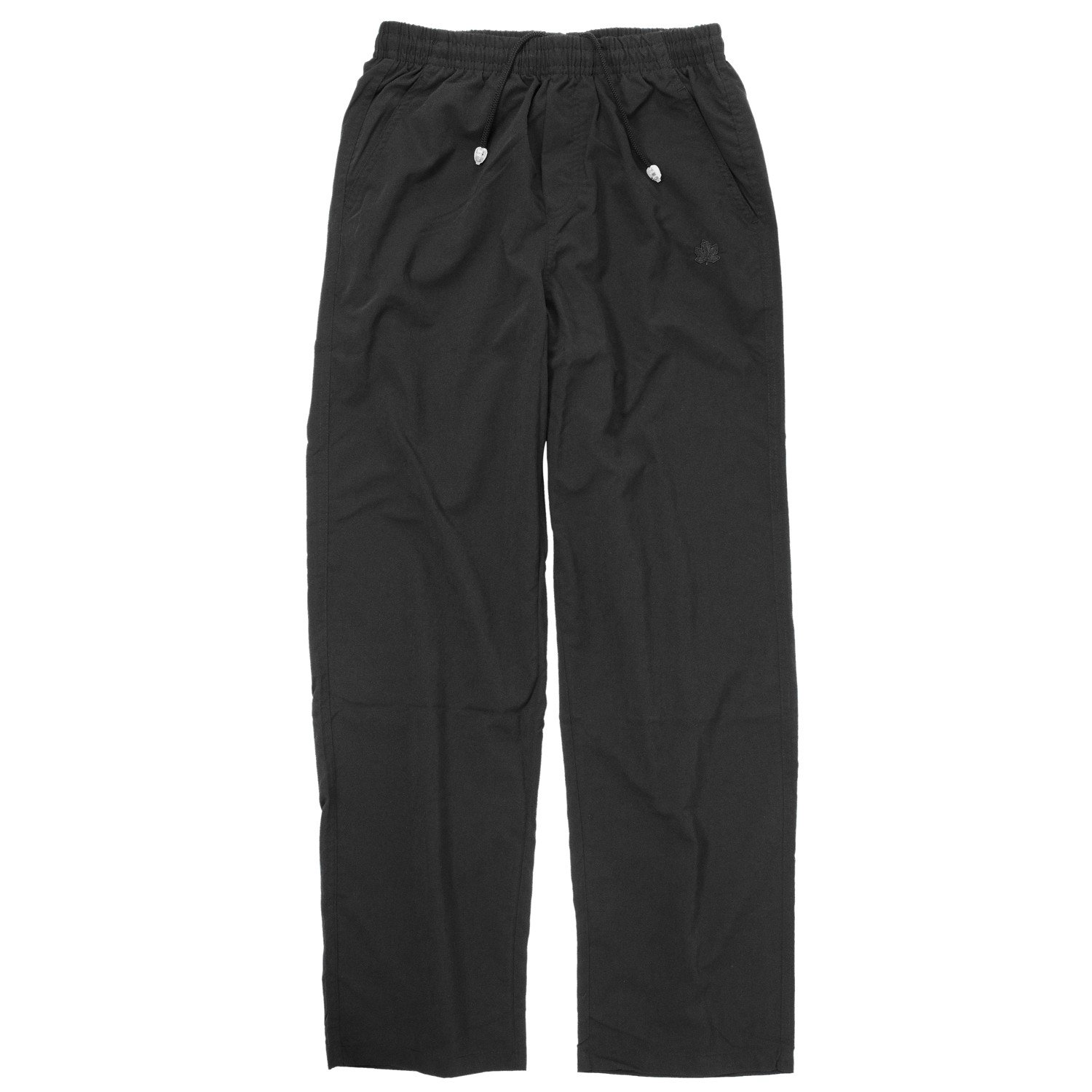 Ahorn Fitnesshose 7XL-76/78 Schwarz Lange Hose mit Geradem Bein Gummibund und Kordelzug für Sport und Freizeit