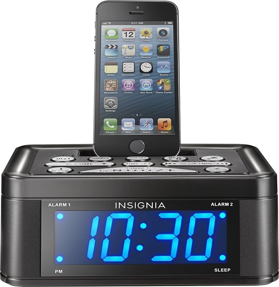 Insignia NSCLLT01 Digital FM DualAlarm Clock Radio