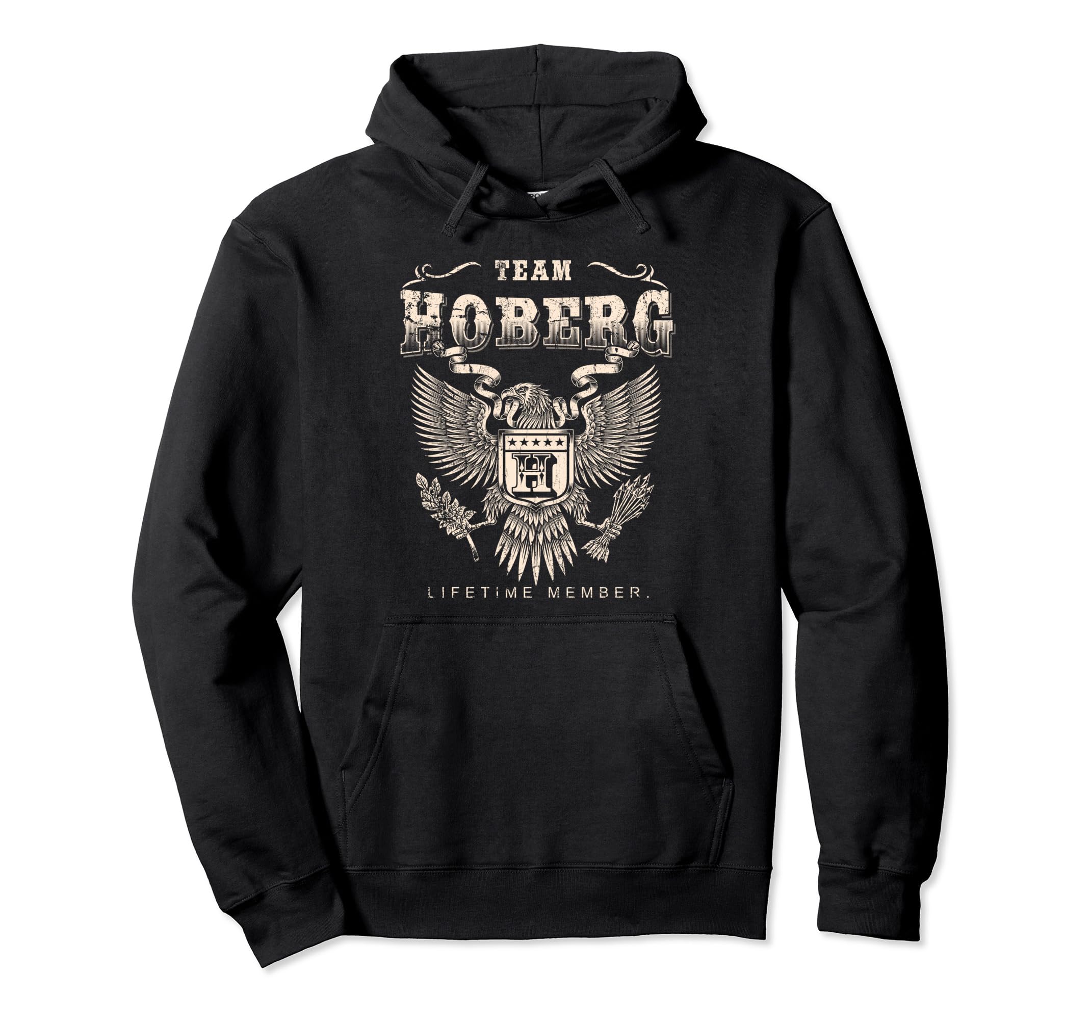 Team Hoberg Lifetime Member - Hoberg Name Pullover Hoodie