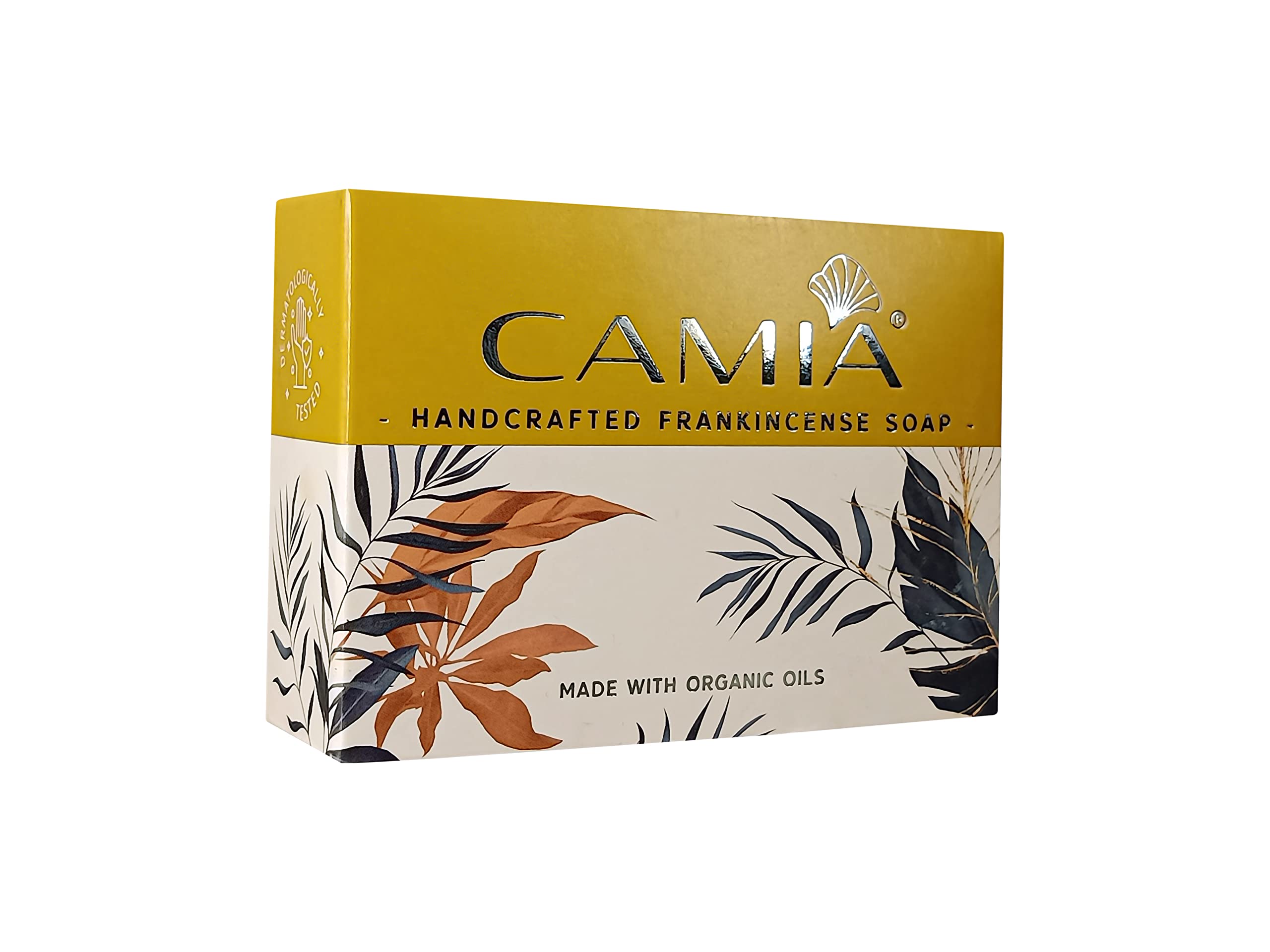 Handmade Cold Processed Organic Frankincense Soap/Natural Soap/Free from artificial color, fragrance, petroleum, sulphates and phthalates/Vegan, Cruelty-free /125gm