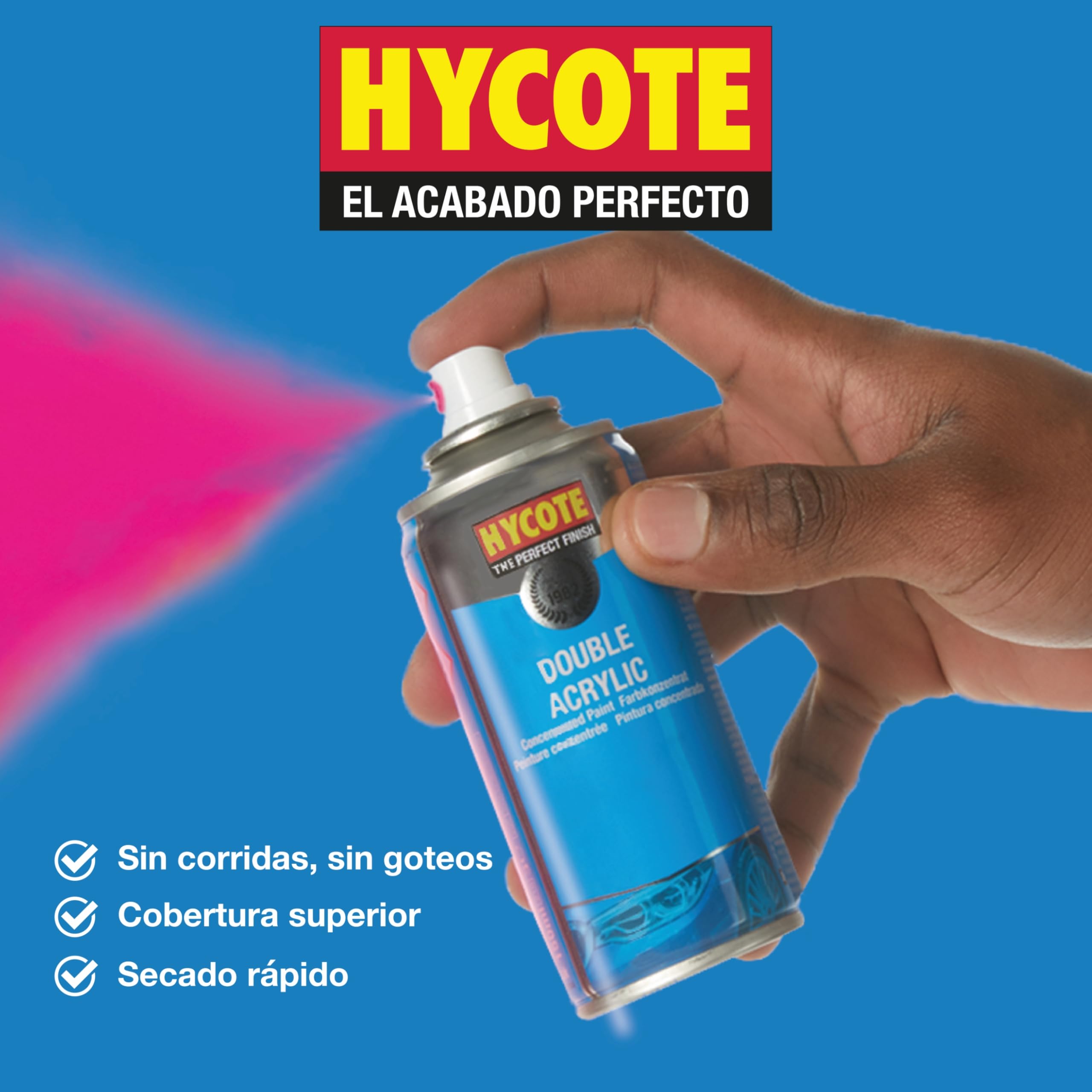 Hycote Bodyshop 400ml - Pintura en Spray de Alto Relleno, Gris — view 6