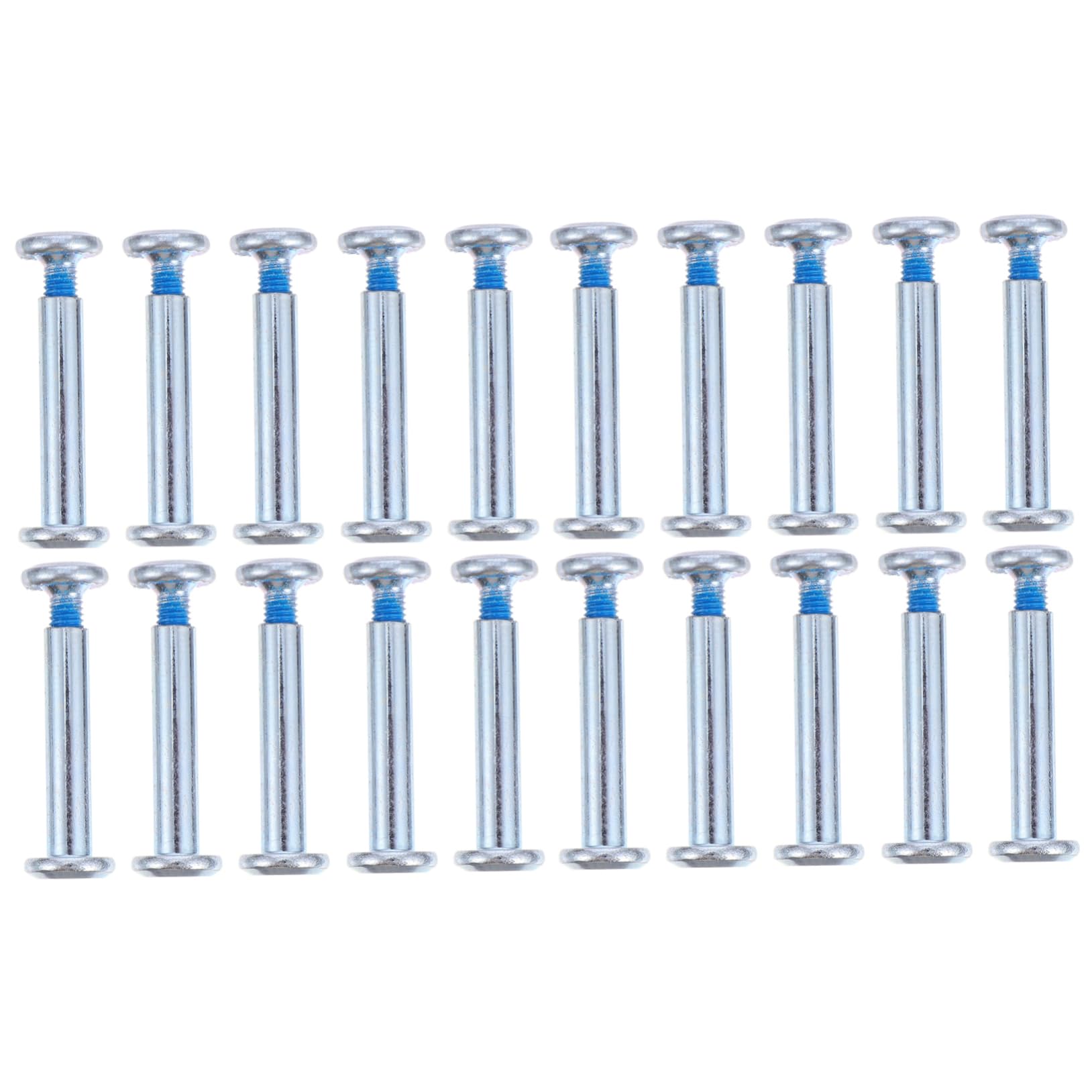 SUPVOX Skate Screw 20pcs Inline Skating Axle Stainless Hexagonal Socket Screws Easy to Install for Skates