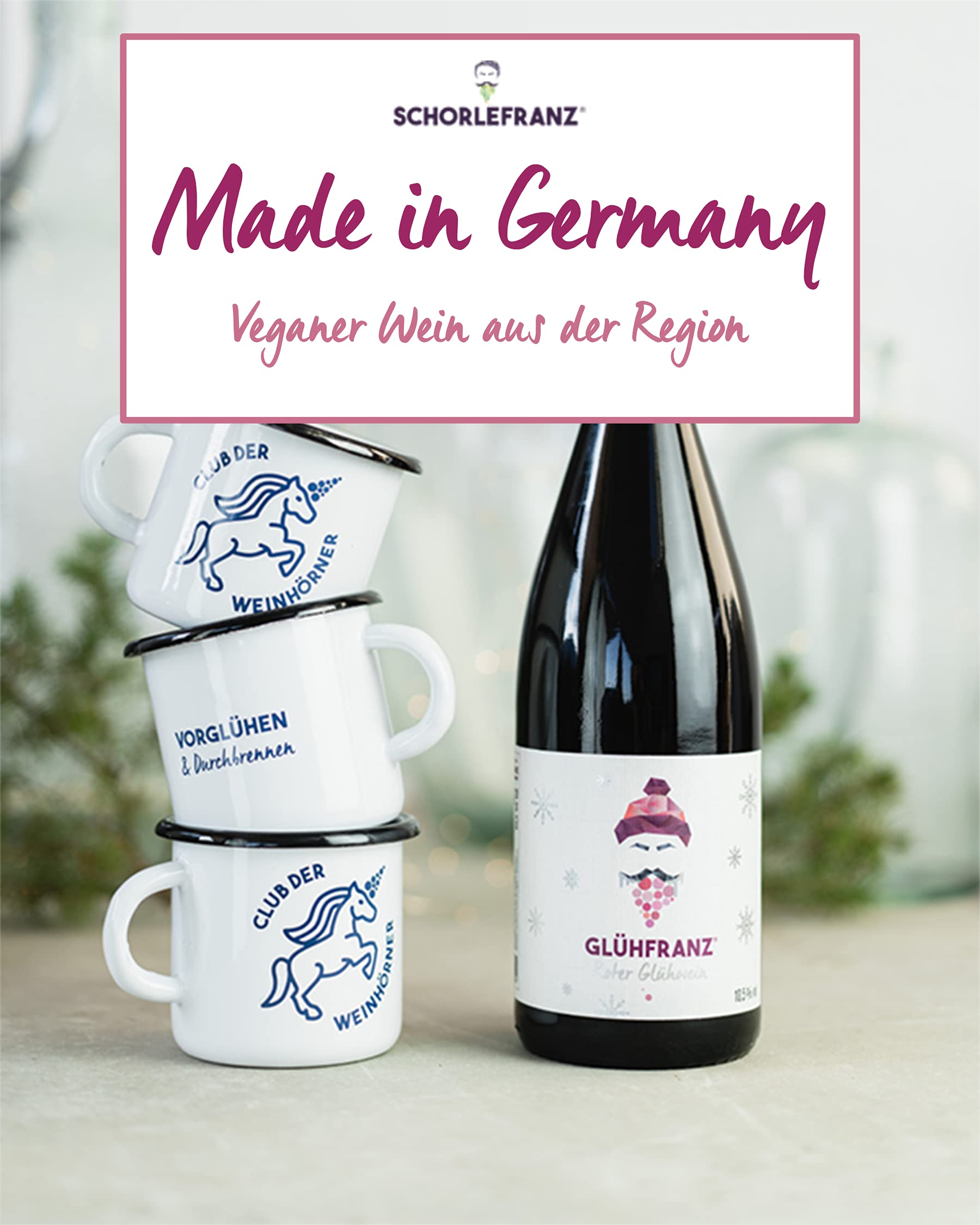 SCHORLEFRANZ (Glühfranz Roter Glühwein, 3 x 1l)