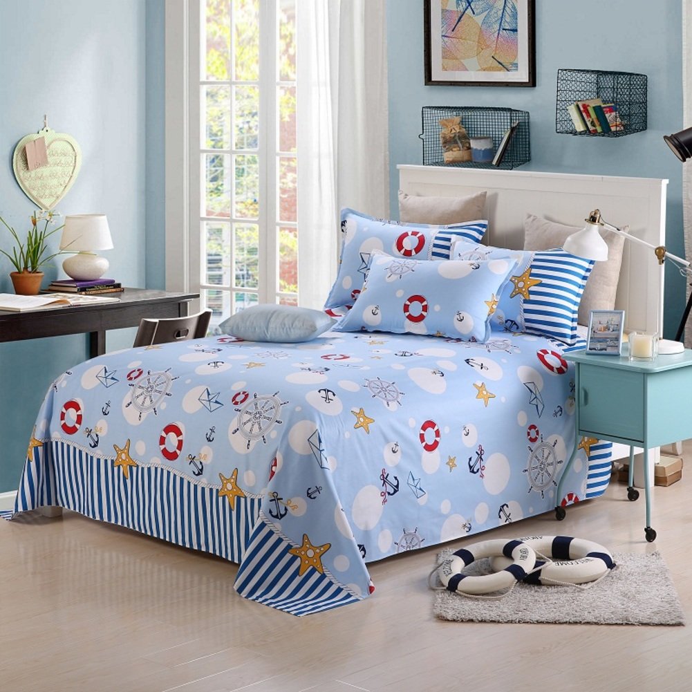 Linge de lit chaud matelassé en coton anti-froid pour grand lit double