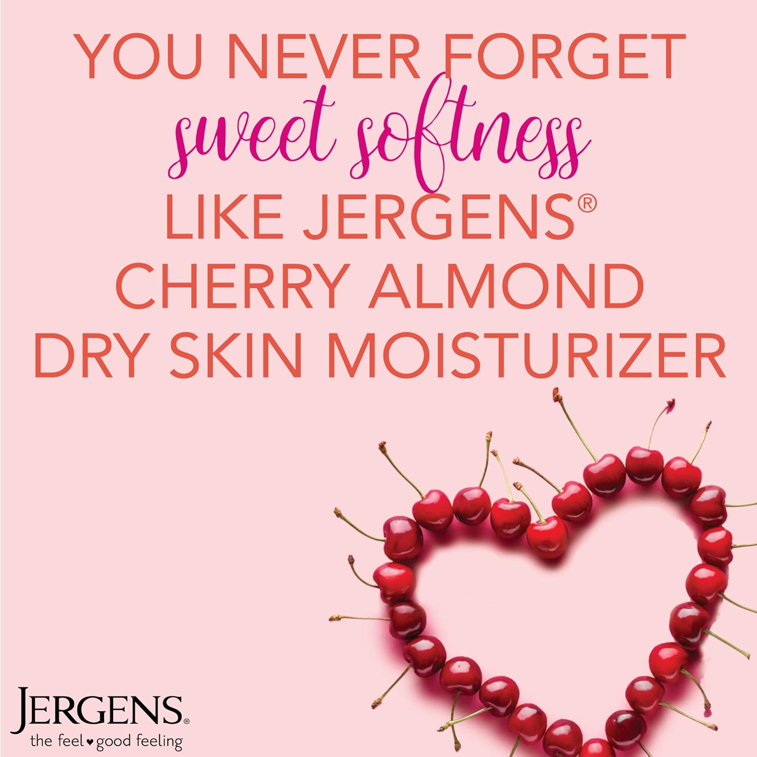 Jergens Original Scent Dry Skin Body Lotion, Hand and Body Moisturizer, Cherry Almond Essence, Dermatologist Tested, 3 Oz, Pack of 8 - Image 3