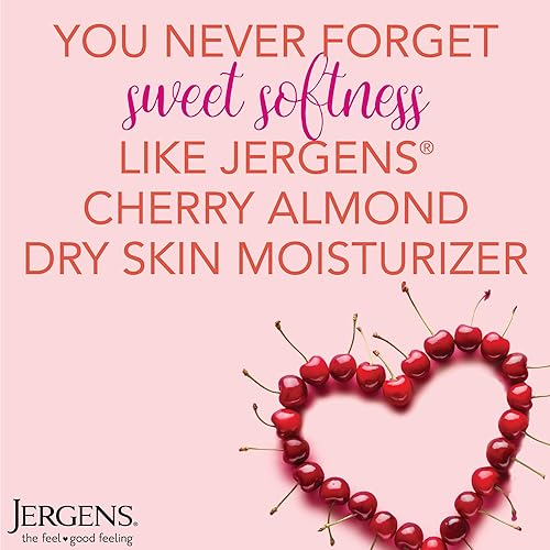 Miniatura 3 de Jergens Original Scent Dry Skin Body Lotion, Hand and Body Moisturizer, Cherry Almond Essence, Dermatologist Tested, 3 Oz, Pack of 8