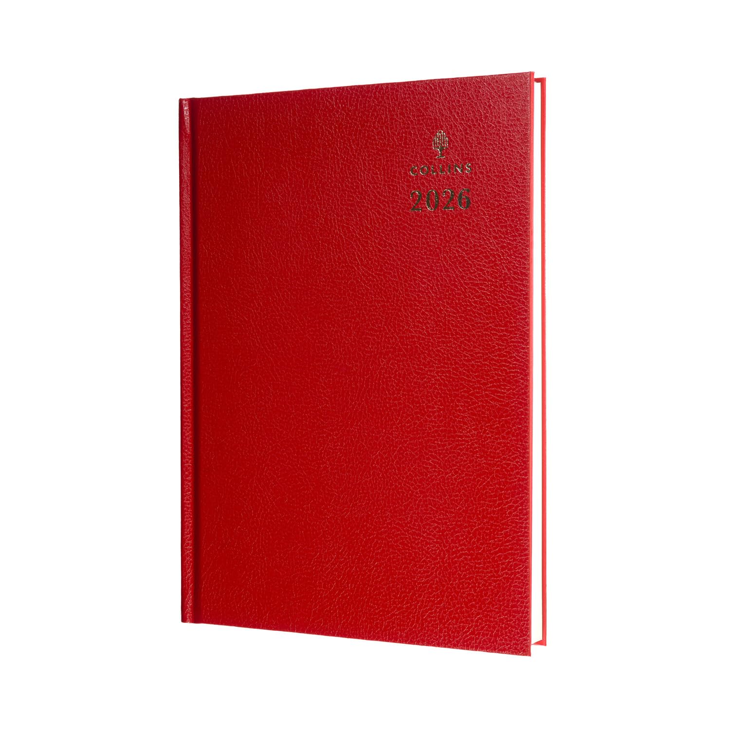Collins 44 Desk Diary A4 Day To Page 2026 Red 44.15-26