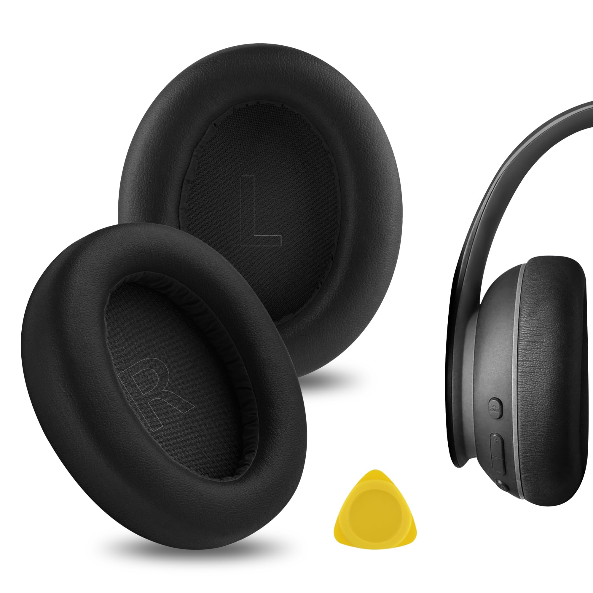 Geekria QuickFit Replacement Ear Pads Compatible with Anker Soundcore Life Q10, Life 2 NEO BT Headphones, Ear Cushions (Black)-image-43