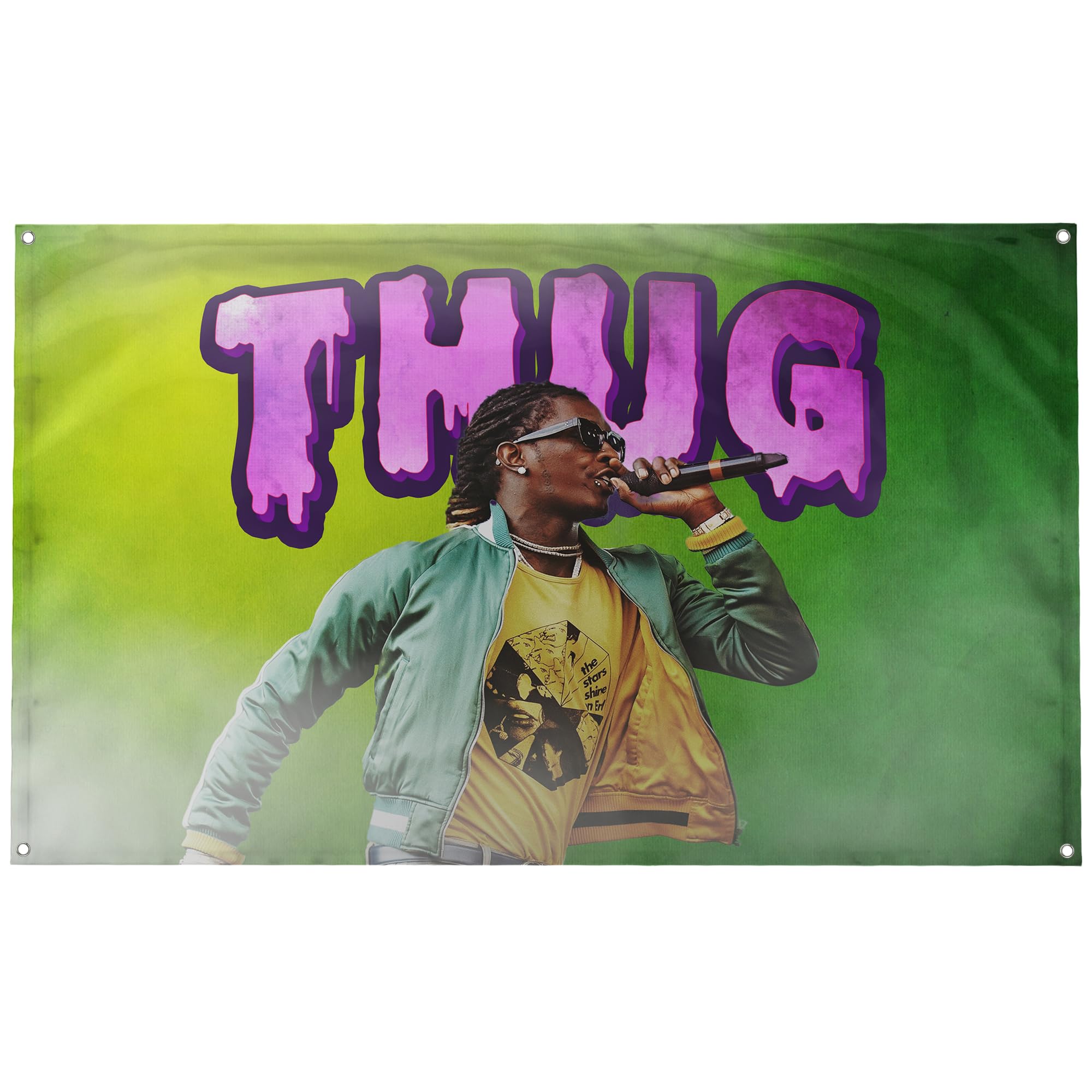 Banger Flags - Young Thug Rap 3x5 Feet Poster College Dorm
