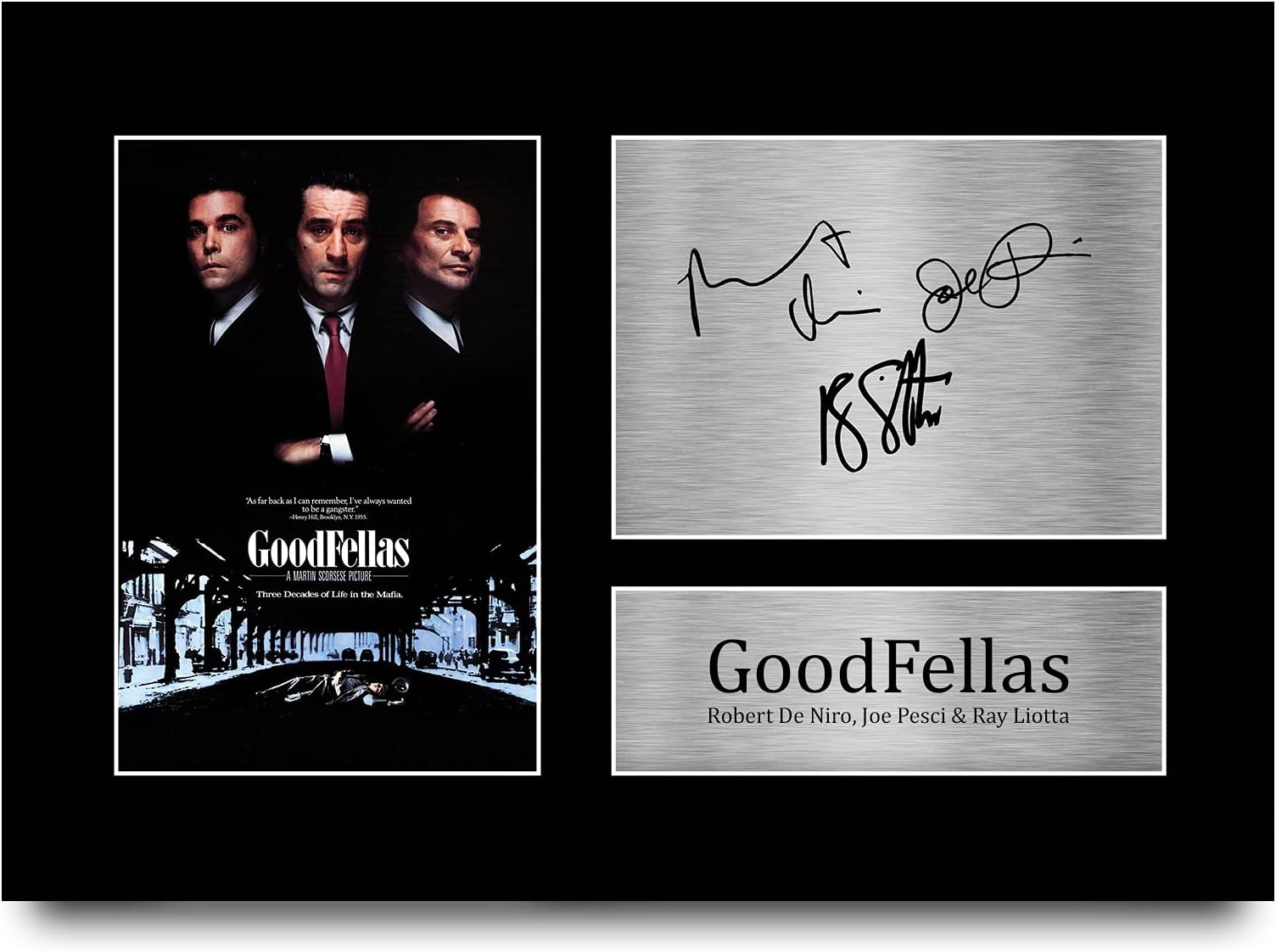 Goodfellas Gift Signed A4 Printed Autograph The Cast Gifts Print Photo Picture Display