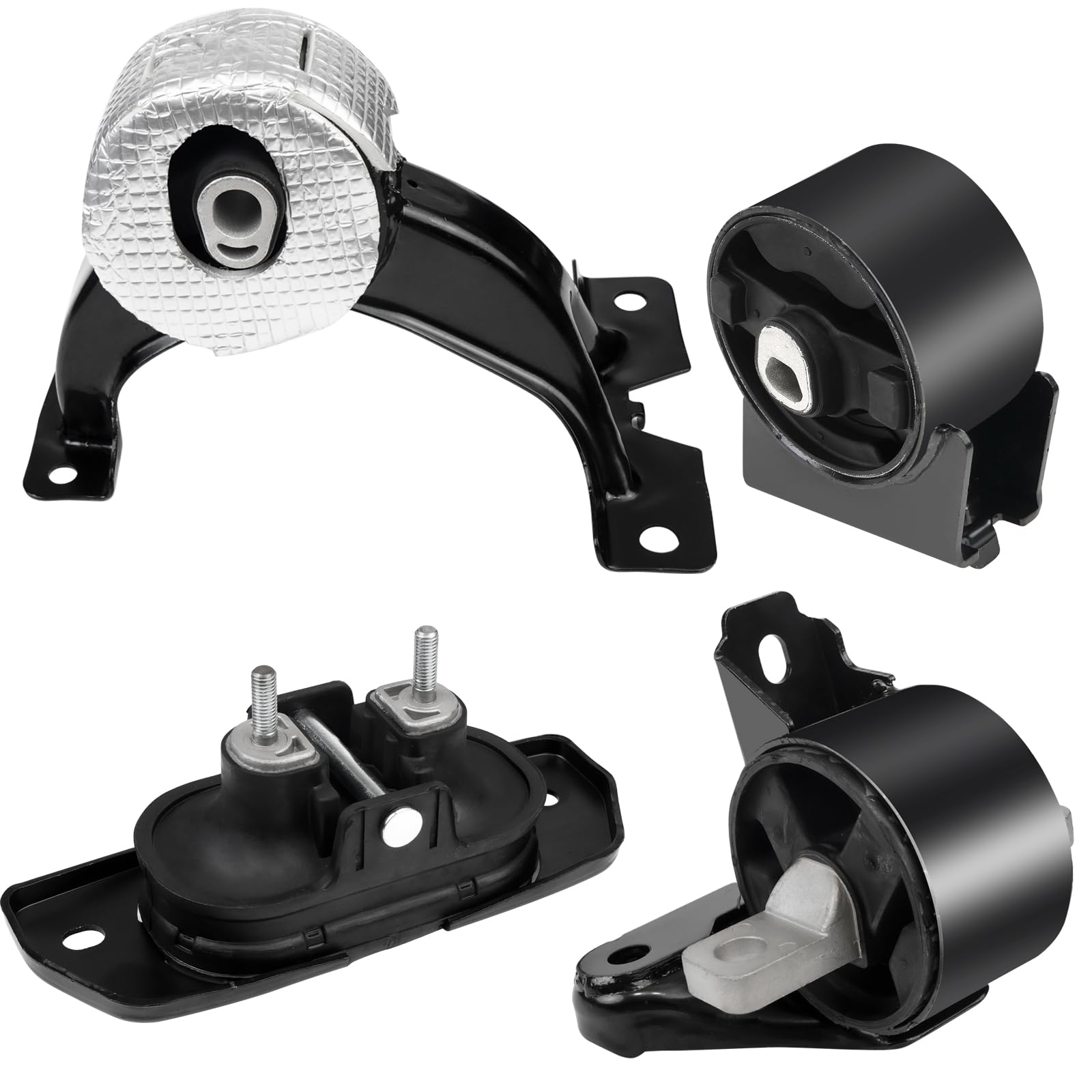 Engine Motor Mount Set Compatible with Dodge Journey 2011-2019 Avenger Chrysler 200 3.6L FWD 2011-2014 Replacement for A5551 A5443 A5632 A5543
