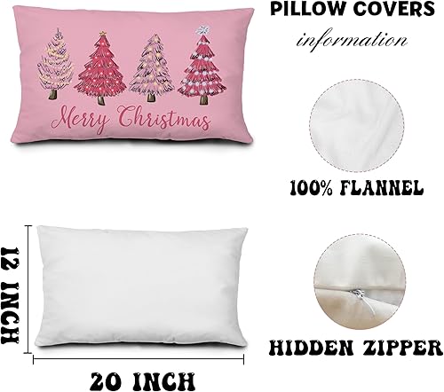 Miniatura 4 de Fundas de almohada de Navidad de vaquero, fundas de almohada de Navidad del oeste de 18 x 18 pulgadas, fundas de almohada de Navidad, fundas de