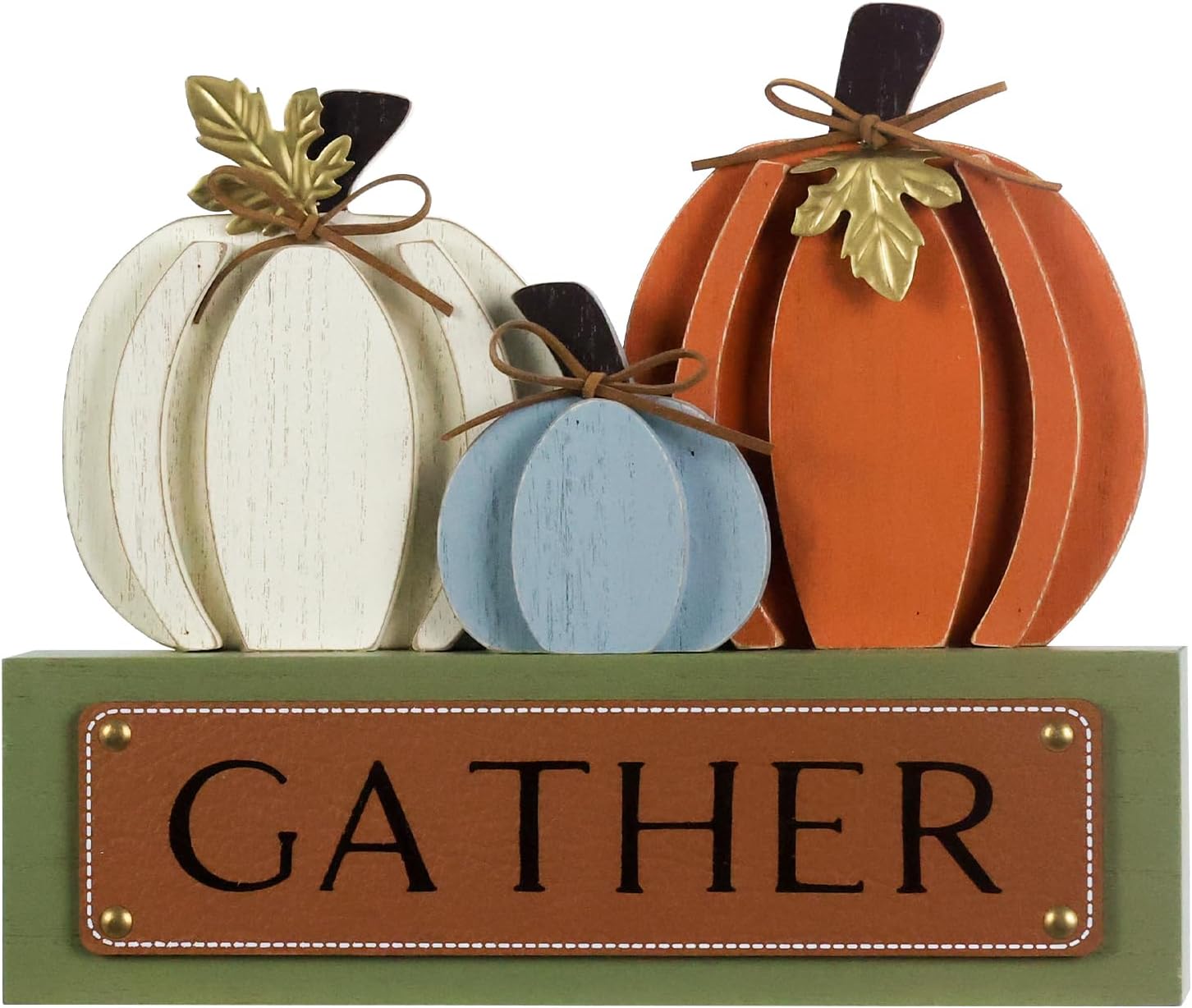 Fall Decorations for Home, DECSPAS Large Size Cream Blue