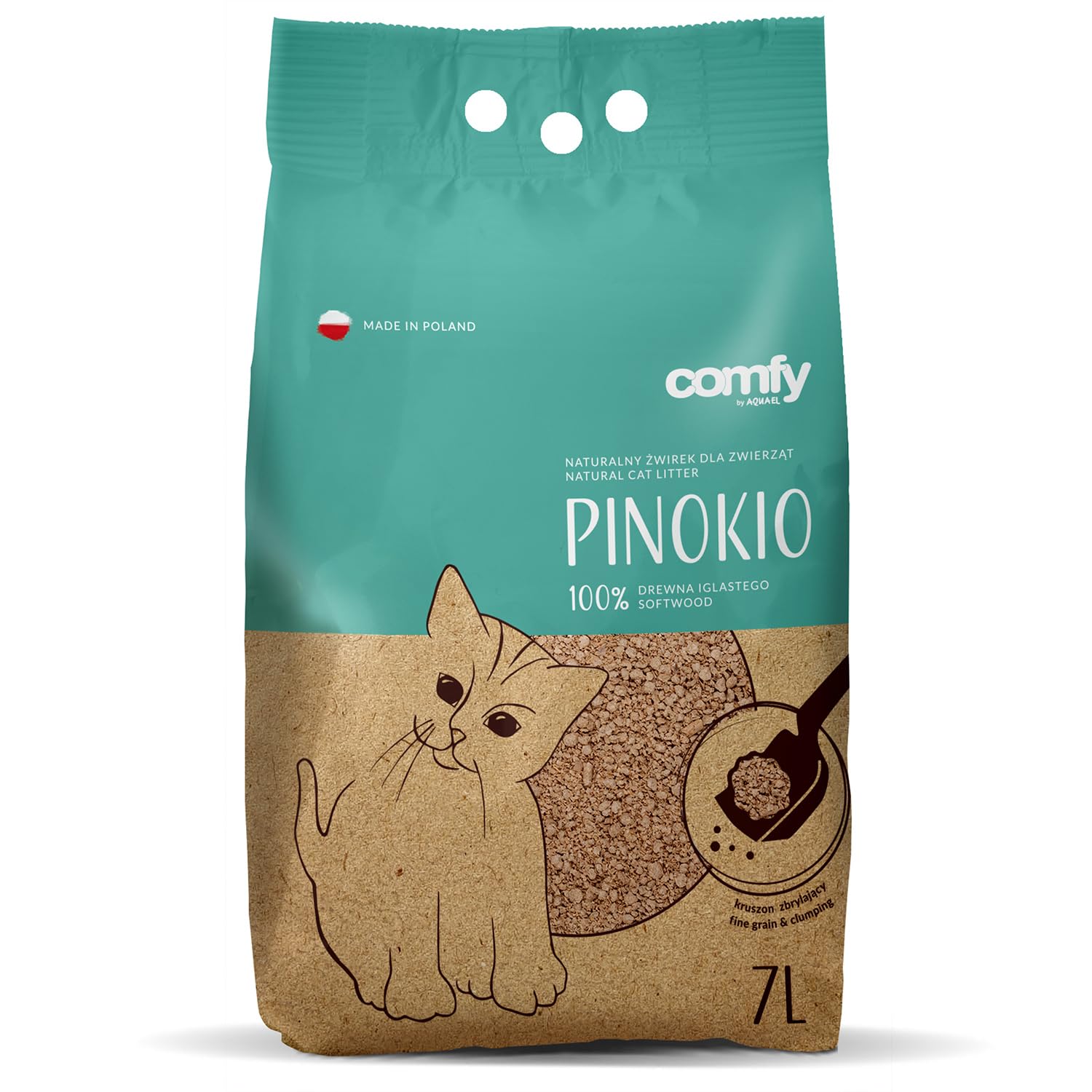 ŻWIREK ZBRYLAJĄCY COMFY PINOKIO KRUSZON 7L
