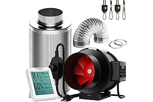 VIVOSUN 6 Inch Powerful Inline Fan Ventilation Kit for Grow Tent