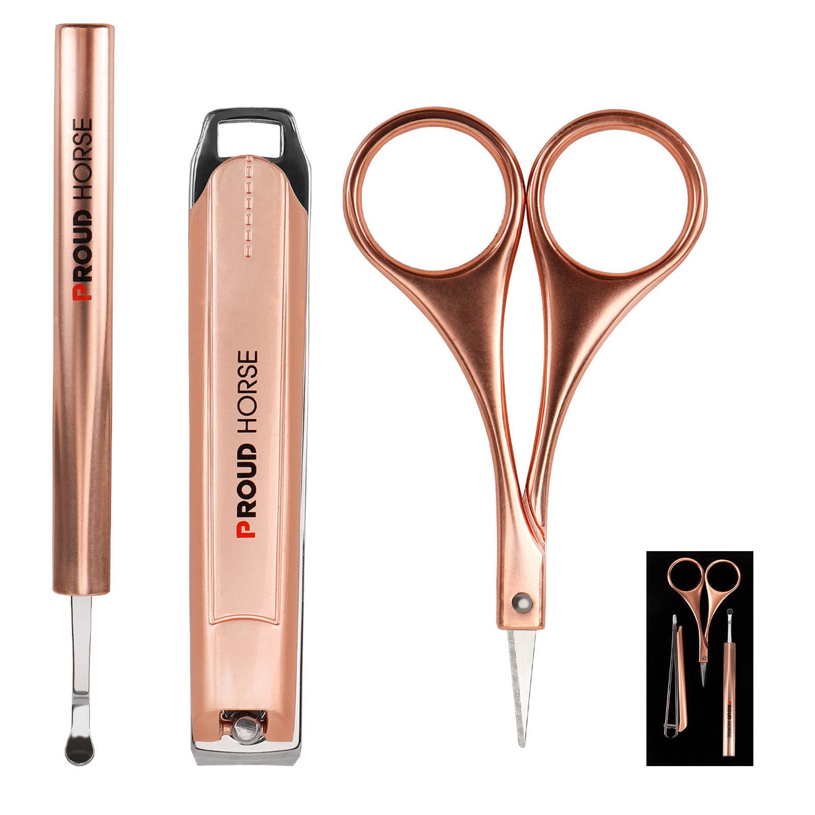 Nail Cutter Clippers Set Manicure Pedicure Kits Fingernail Toenail Clippers for Women Men Nail Care Tool with Luxurious