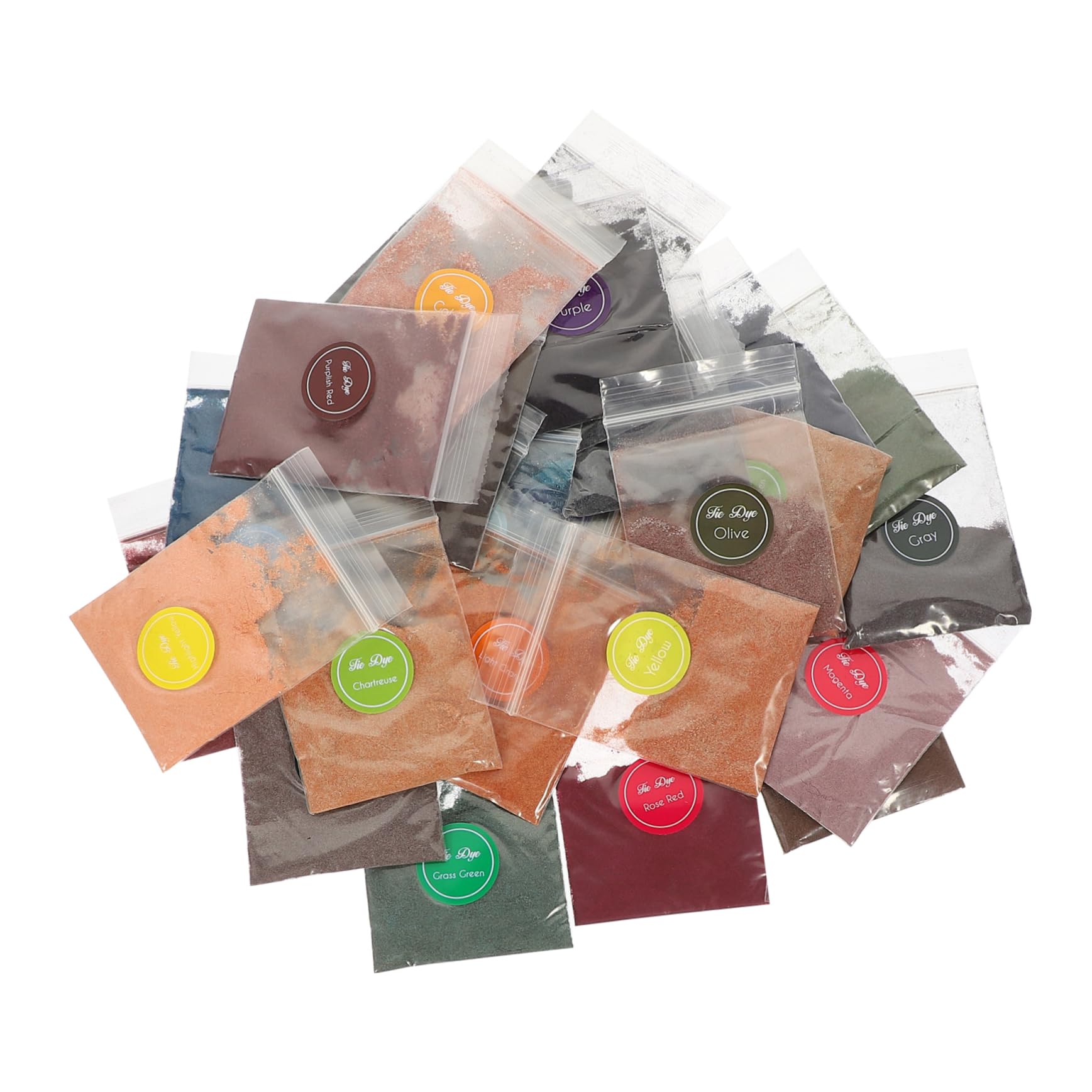 IWOWHERO Spray Tie Dye Kit 32 Color Tie Dye Powder Set Permanent for Fabric Clothing T-Shirts