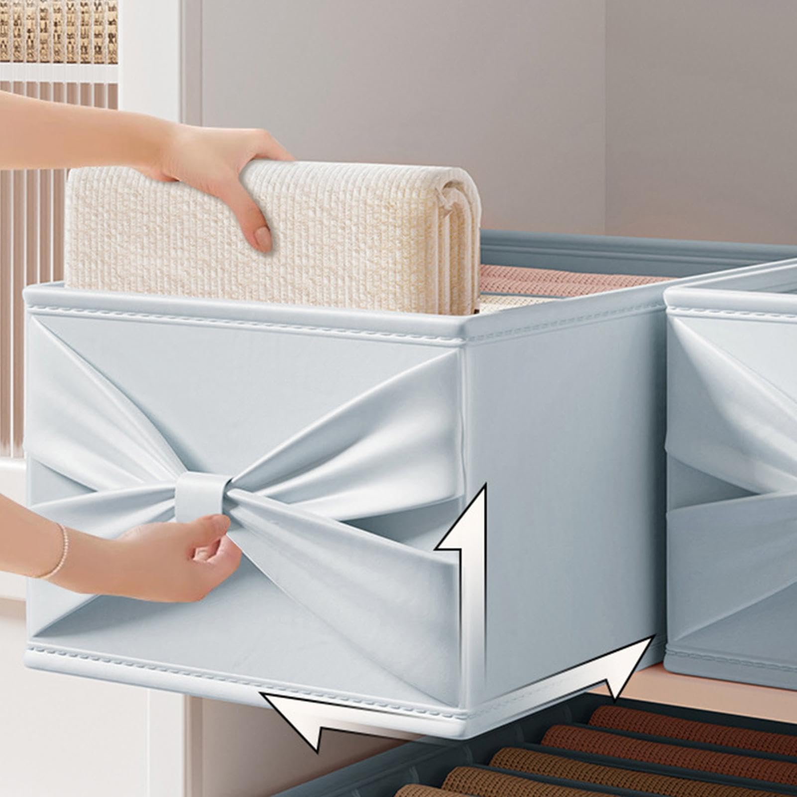 Contenedor Organizador de Ropa Solución Organizadora De Ropa Para Armario | Almacenaje en Estante para Armario para Camisas, Suéteres, Pantalones, Pantalones Largos, Hogar, Apartamen
