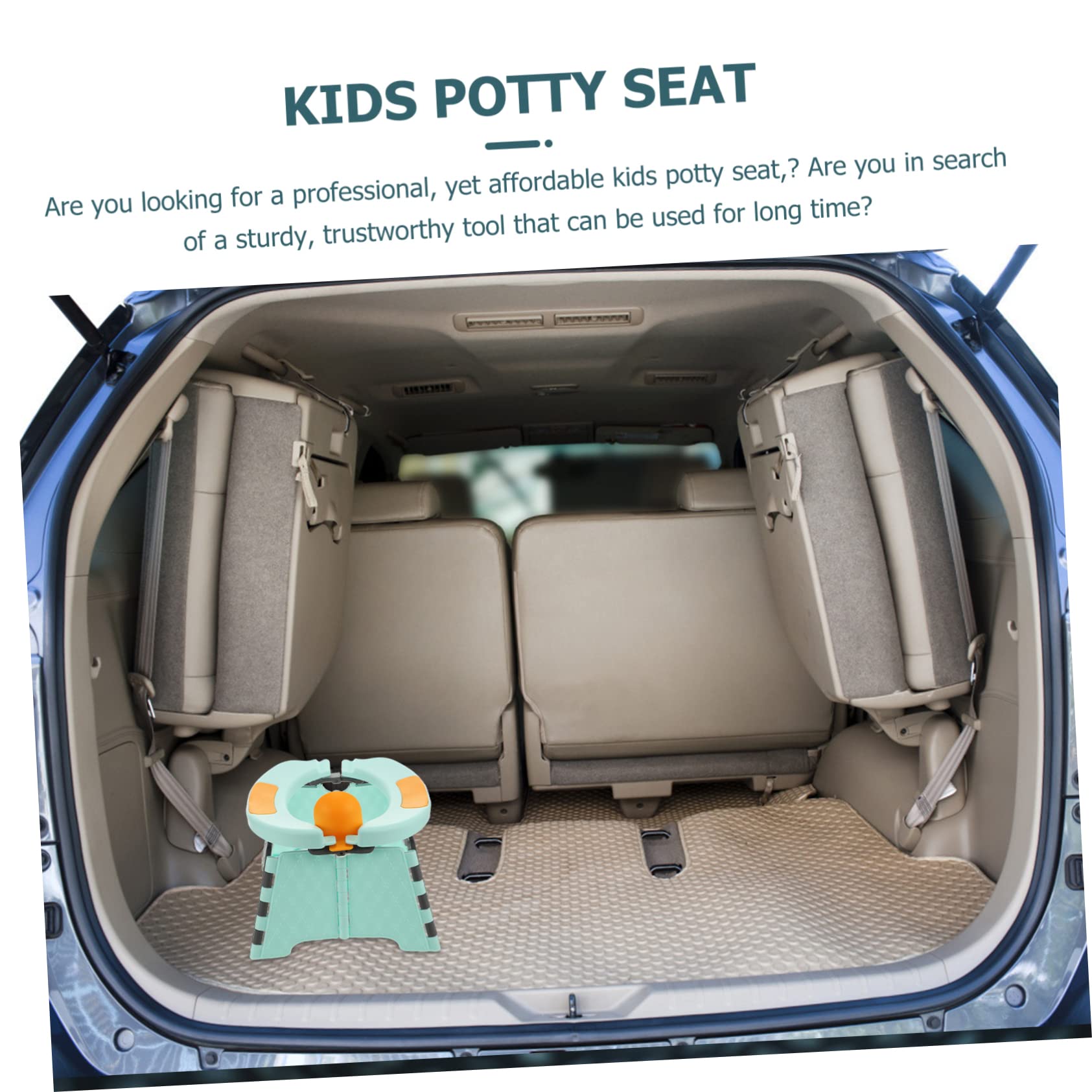 Toddmomy Portable Training Toilet Seat for Boys and Girls Boys and Girls Potty Seat Folding Design Travel Home Use