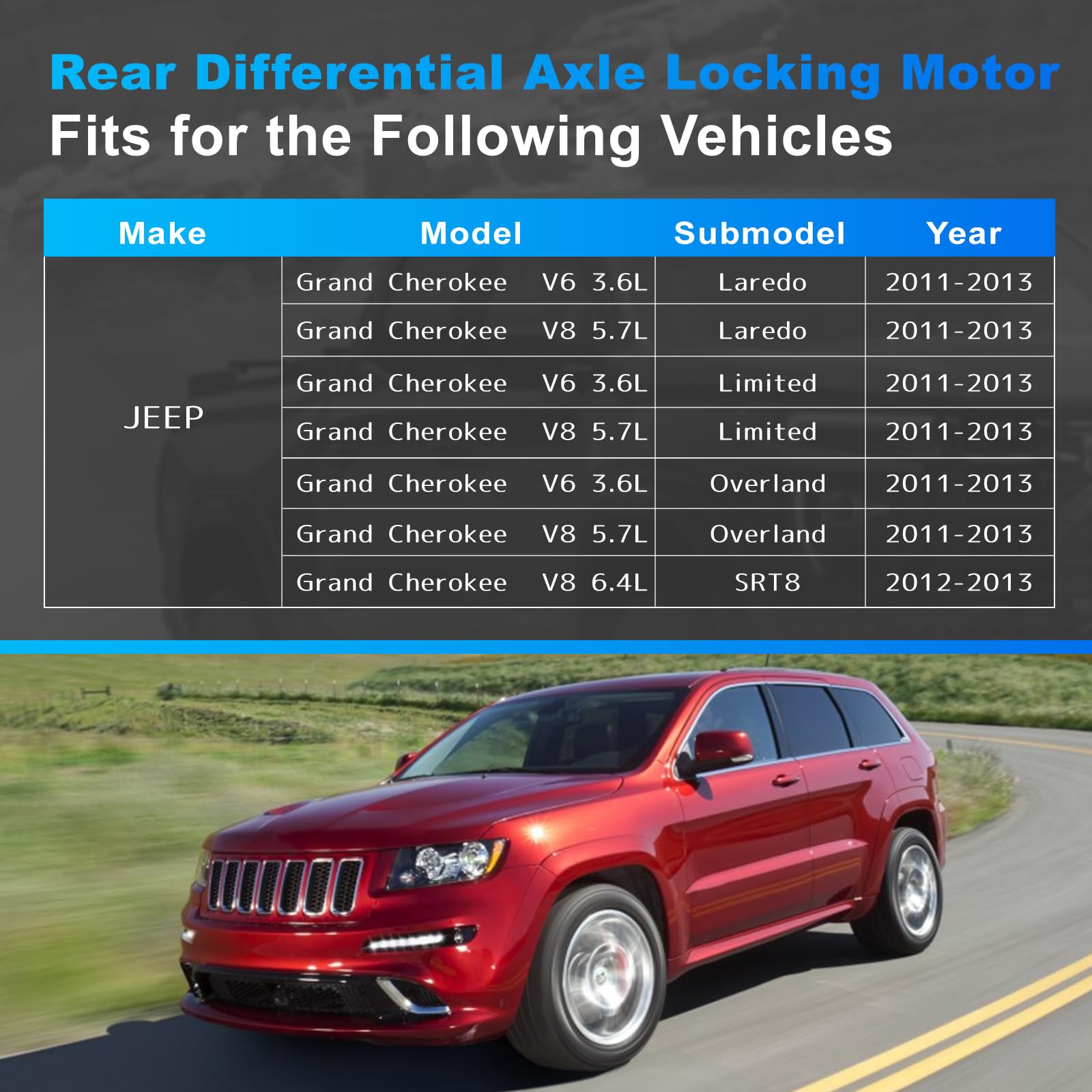Moteur D’essuie-glace Arrière Pour Jeep Grand Cherokee IV (2011-2013) – Gauche Ou Droite, Remplace 55079213AB, 404000 - 9