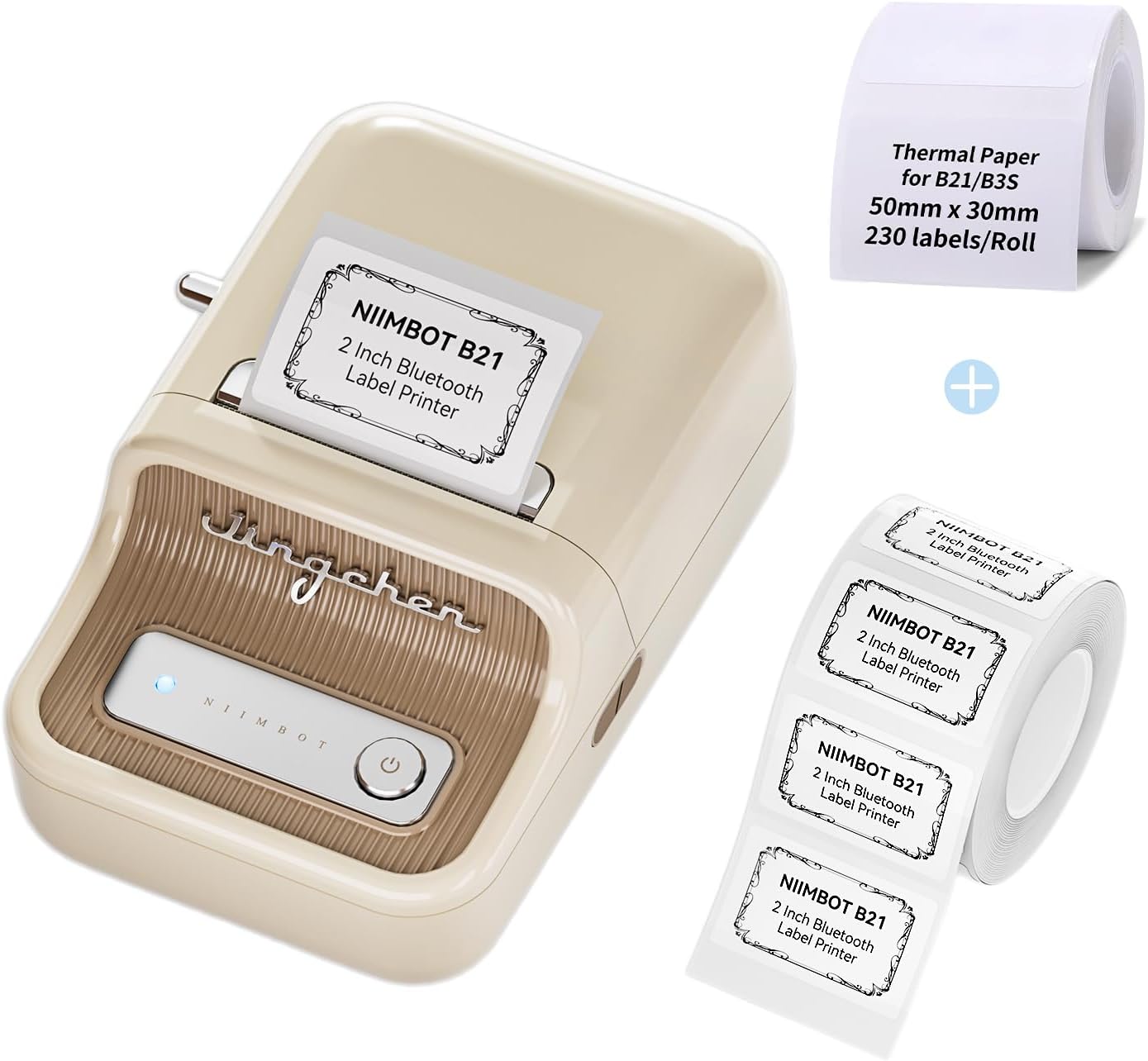 NIIMBOT B21 Label Maker with 2 Roll Label Tape