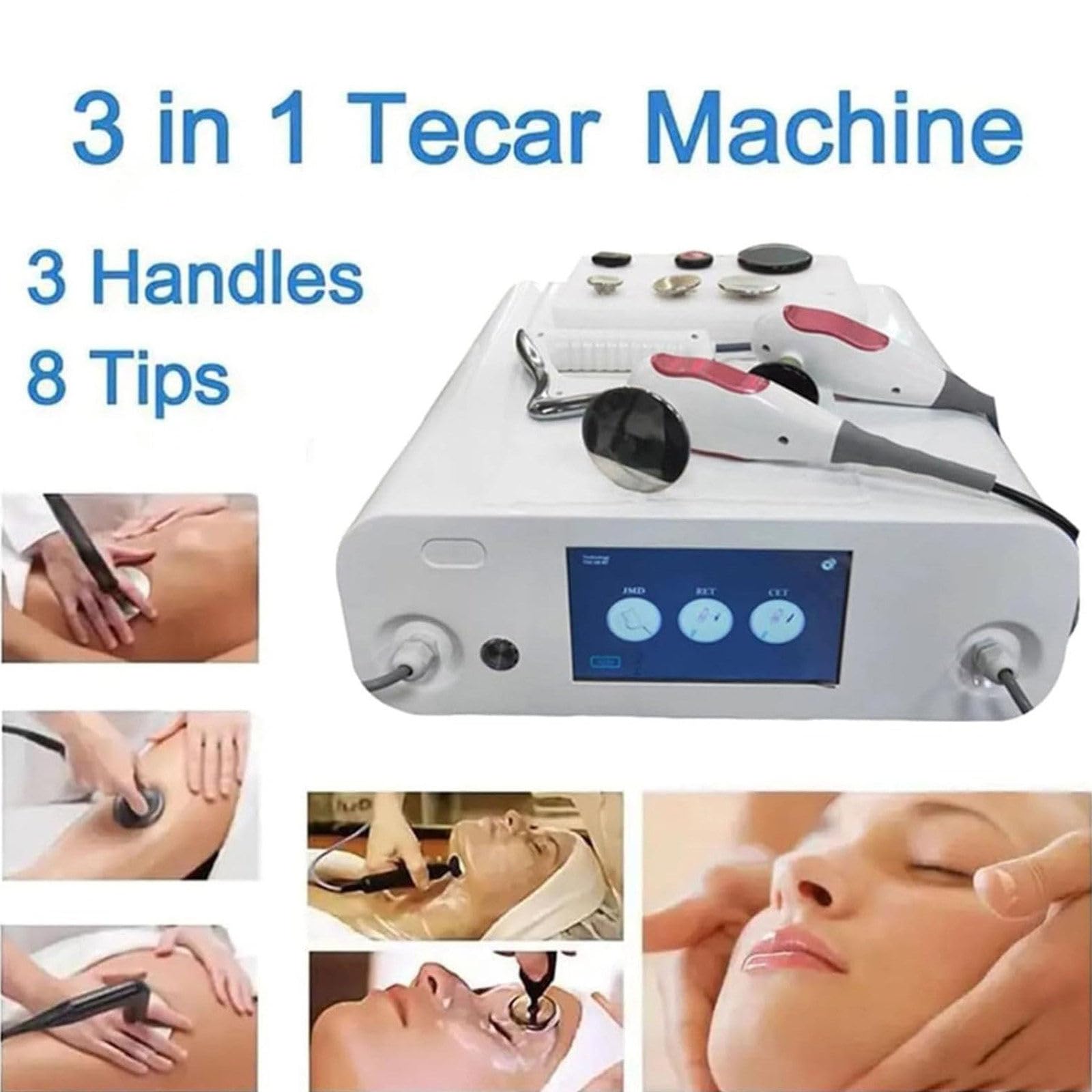 Macchina per Terapia Fisica Tecar 3 in 1 CET/RET/RF