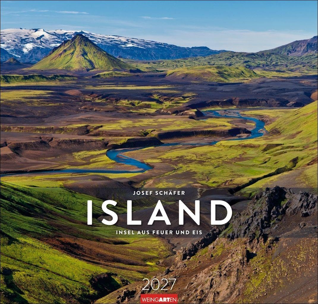 Island Kalender 2027 - Insel aus Feuer und Eis: Wandkalender XXL mit 12 atemberaubenden Fotos von Islands Gletschern, Vulkan-Landschaften und ... Schäfer. Kalender im Großformat 48 x 46 cm