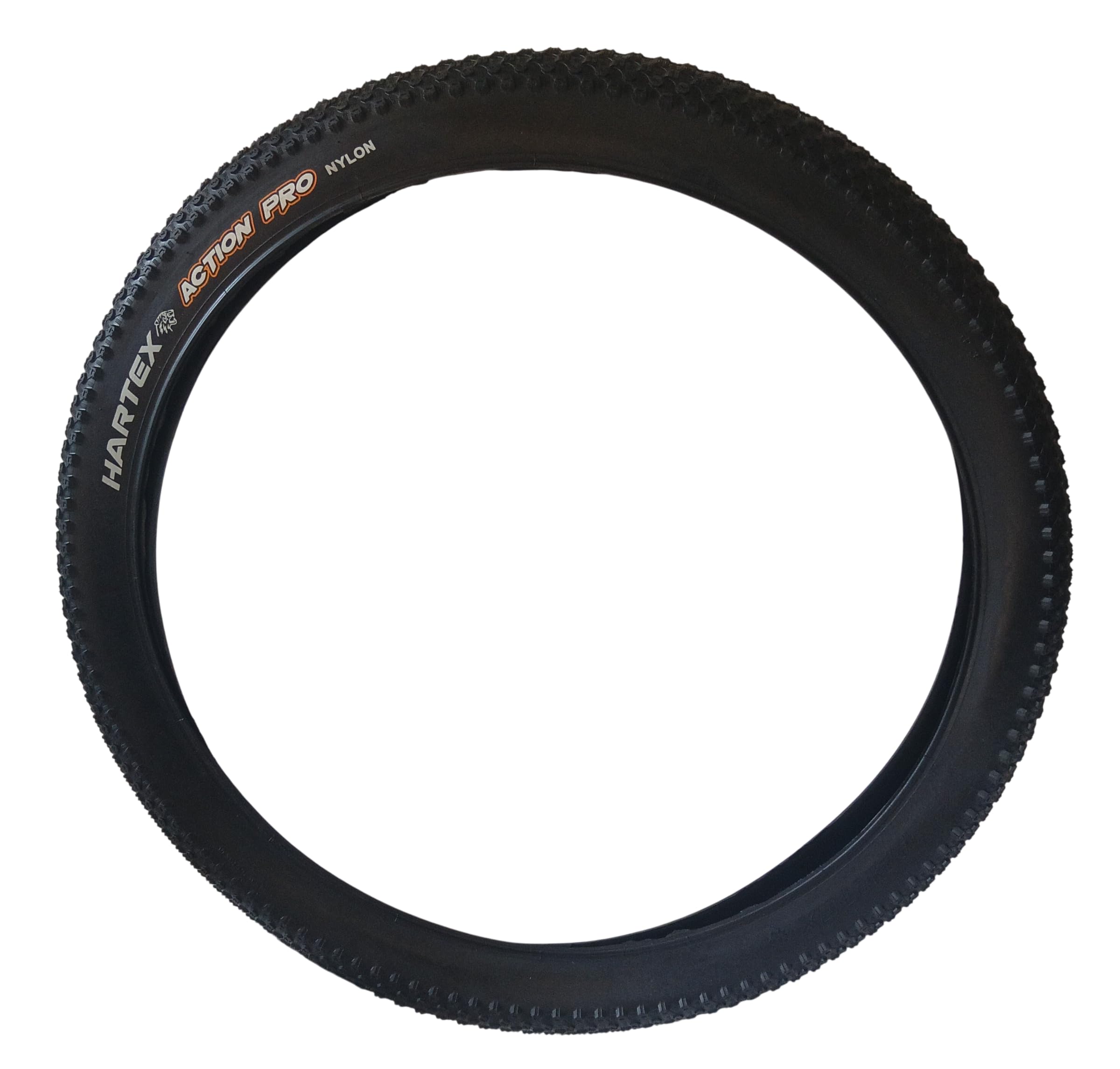 Hartex Action Pro Nylon Bicycle Tyre 26 x 2.35/2.40 Inch | MTB Cycle Tyre for Ranger, Mountain & Sports Bikes | High Grip, Puncture Resistant | Durable Nylon Construction | Black-picture-12