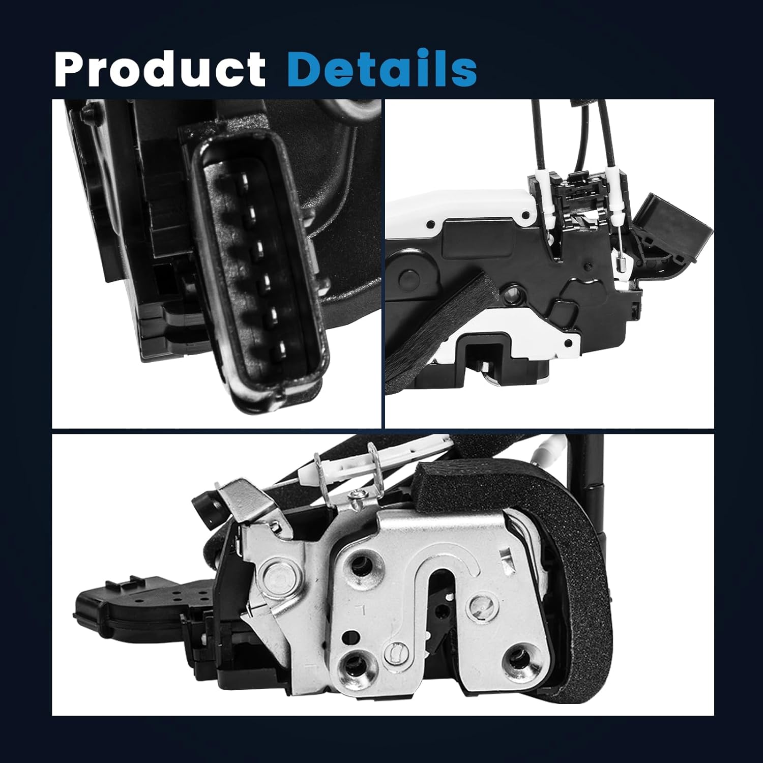 KELOKE Door Lock Latch Actuator Assembly Compatible with Nissan Versa 2010 2011 2012 - Front Left Driver Side, Replaces# 80501ZN90A