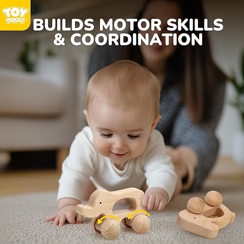 Miniatura 7 de TOY Life Juguetes de madera, juguetes Montessori para bebés de 6 a 12 meses, juguetes de madera para bebés de 1 a 3 años, decoración del cuarto del