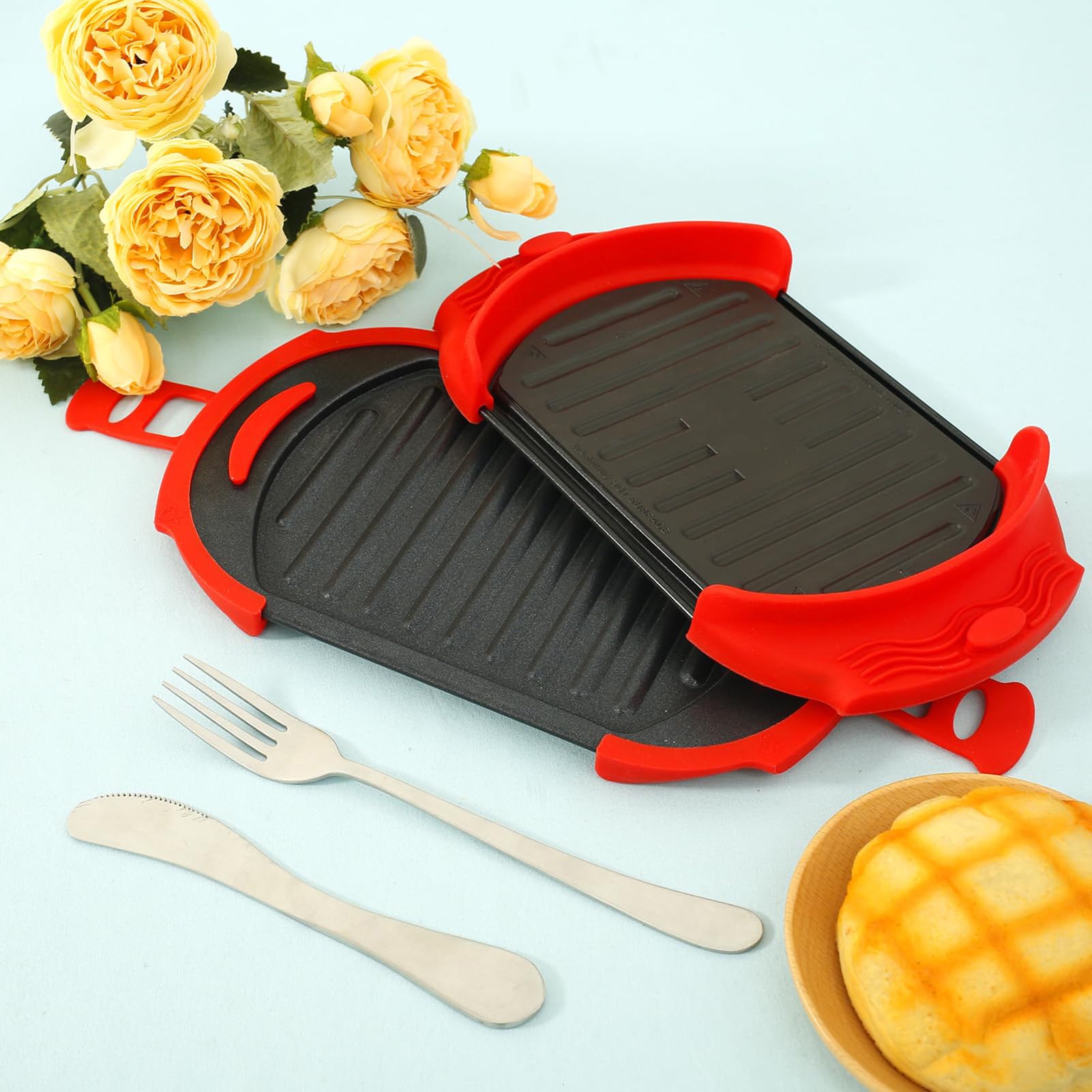Mikowala Toastie Producent Kanapek, Zmywarka Bezpieczna Prasa Panini, Kanapki śniadaniowe I Grillowany Producent Sera, Kuchenka Bezdymna, Producent Bezprzewodowych Toastie, Producent Kanapek