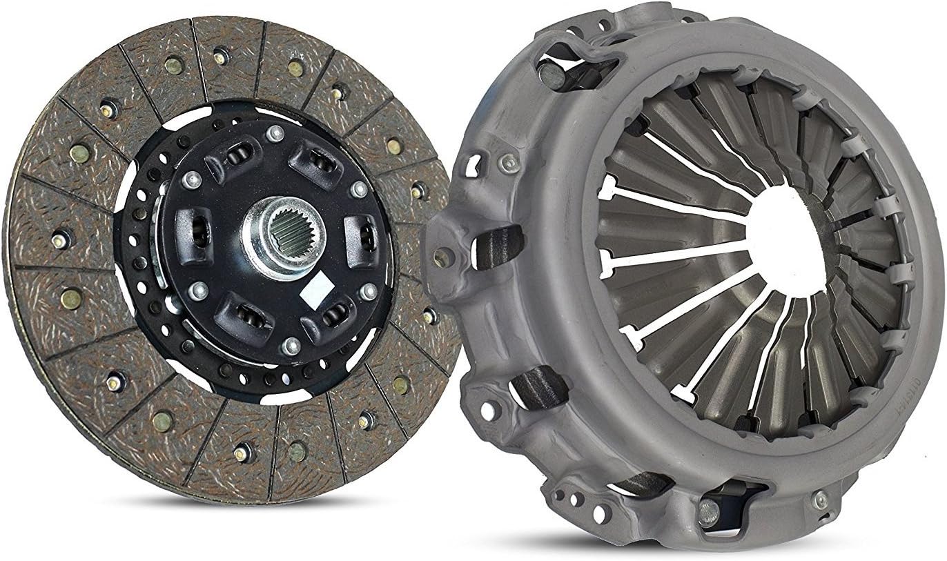 Clutch Kit VQ35DE; 6 Speed; (06-072) | Compatible With 350Z G35 Base Journey Sport X Enthusiast Grand Touring 2003-2007 3.5L V6 GAS DOHC |Full Woven Organic Clutch Disc
