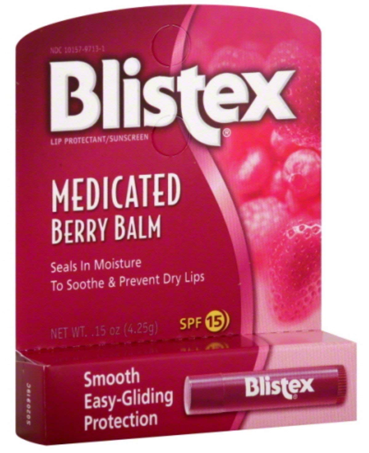 BlistexMedicated Berry Balm SPF 15 0.15 oz (Pack of 11)