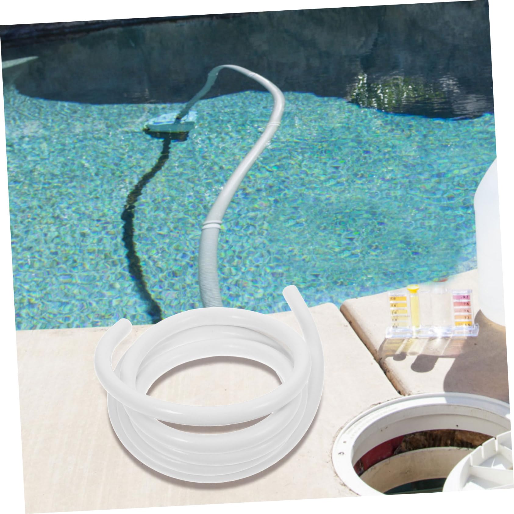 Yardwe Manguera para Limpiador de Piscinas Repuesto para Limpieza de Piscinas Enterradas Manguera de Conexión para Máquina Limpiadora