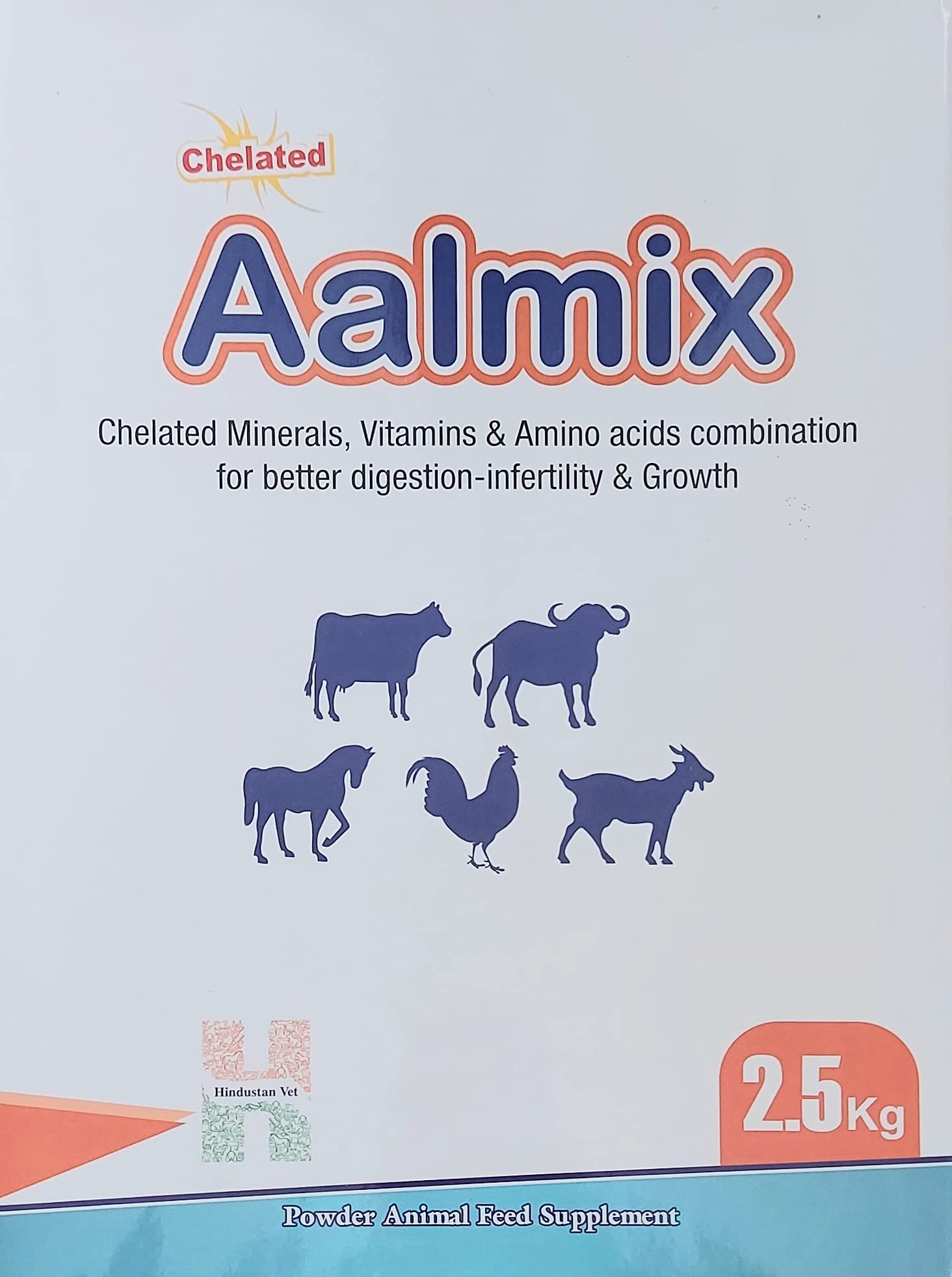 Aalmix Chelated Mineral Mixture for Cow| Buffalo| Sheep| Horse & Poultry|2.5 Kg Powder Pet Health Supplements (2.5 kg) (B0B51HHPYW) Amazon Price History, Amazon Price Tracker