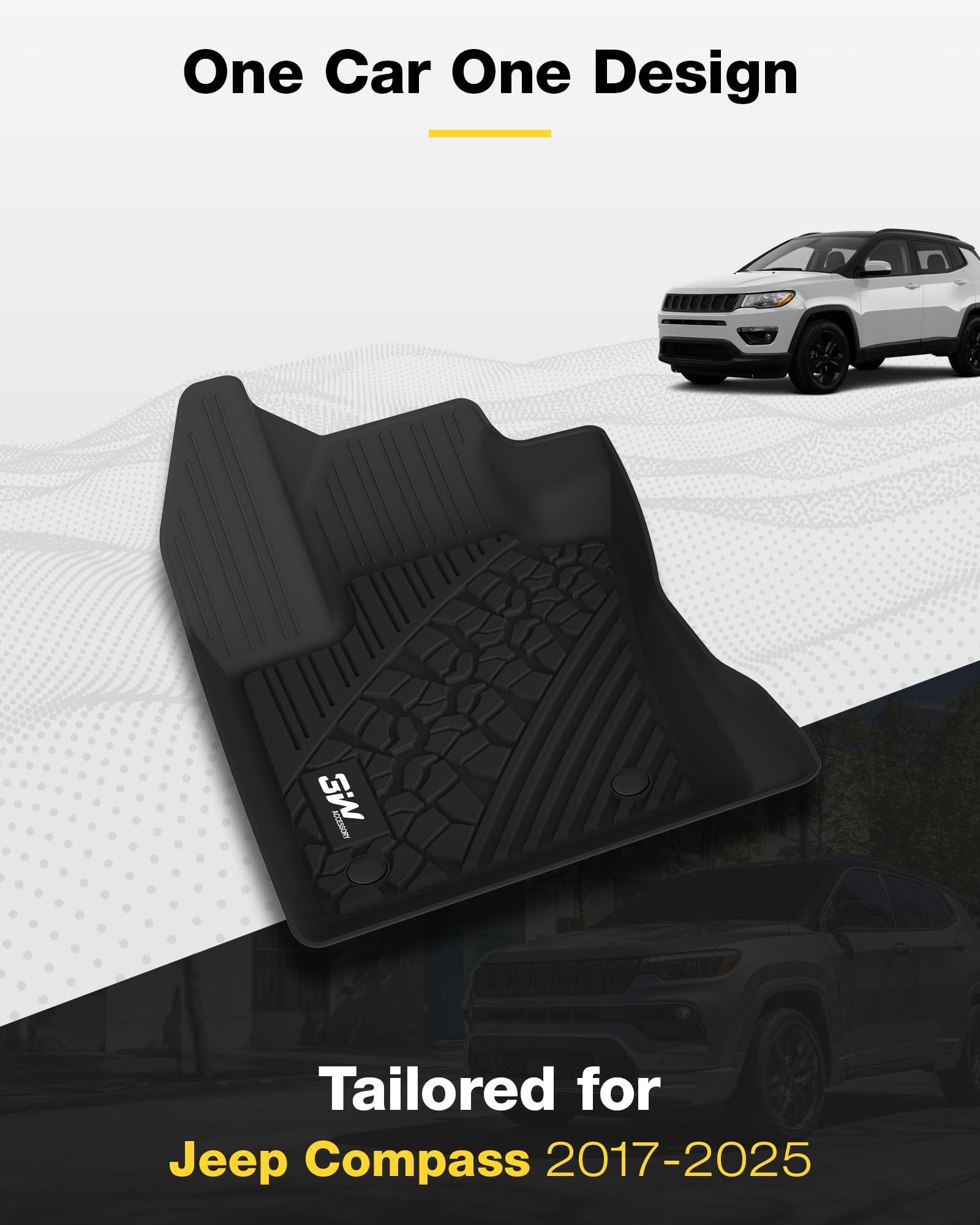 Jeep Compass 純正カーフロアマット