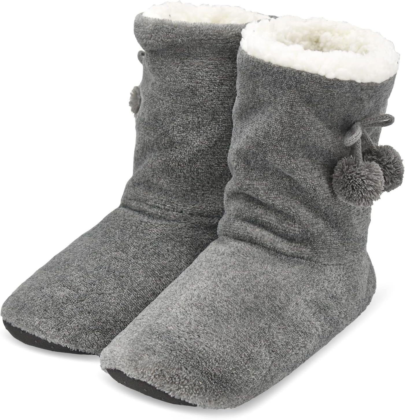 DICUIRDWomens Cozy&Warm Slipper Socks with Grippers-House Socks