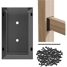 60pcs Deck Railing Bracket connectors for 2x4 Railing Wood Posts with Wood Screws 60pcs
