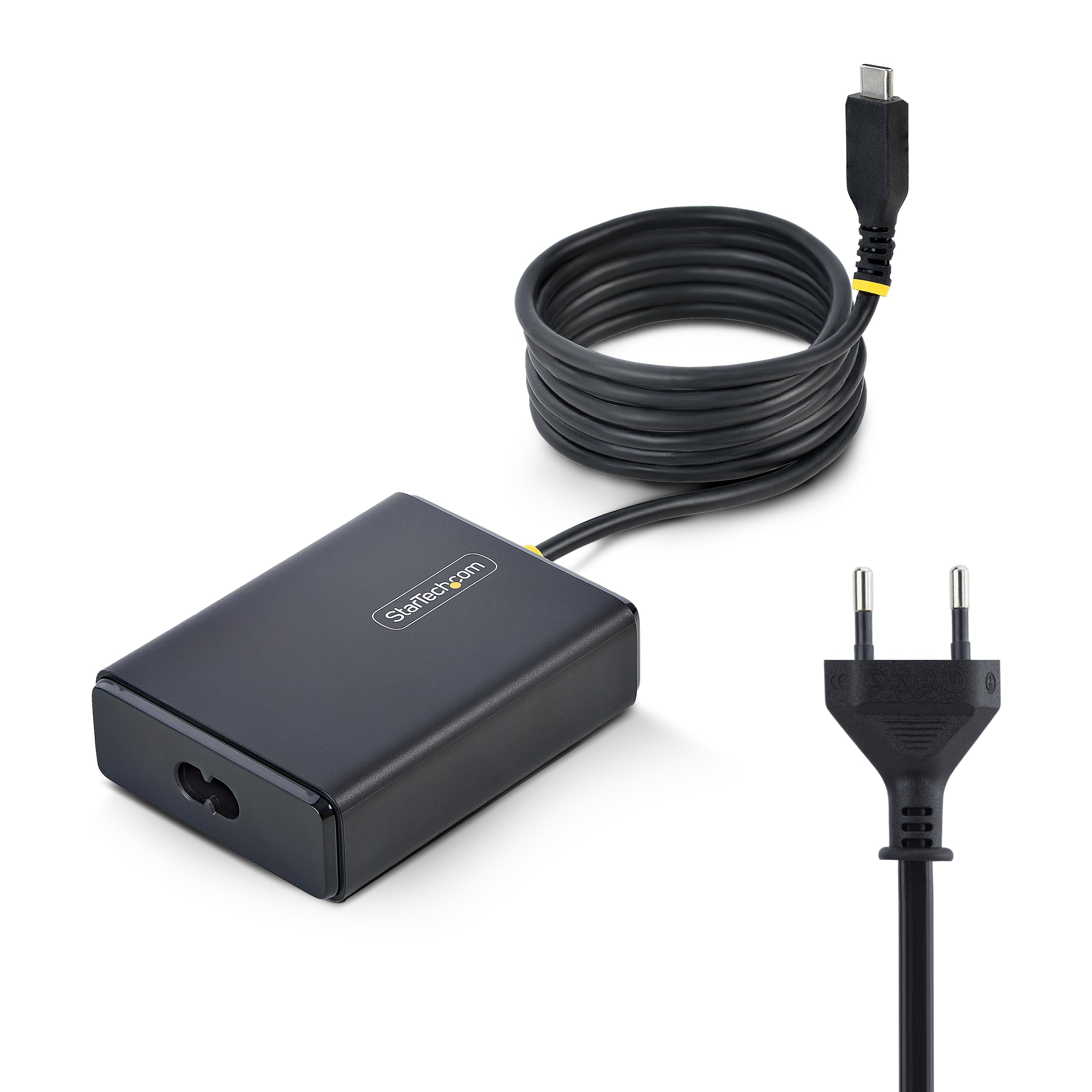 StarTech Cargador USB-C 100W Portátil Cable 1,5m MacBook Pro DELL XPS | Cable de alimentación de 1, 8m, Certificación ETL y CE, Cumple con DOE Nivel VI