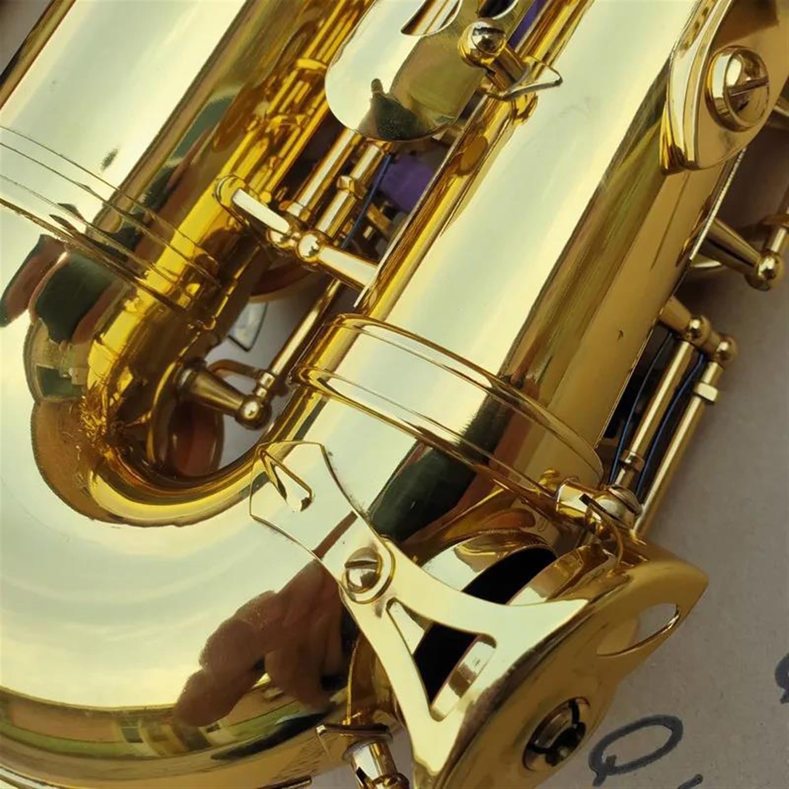 Saksofon Saksofon Altowy Eb Tune Instrument Muzyczny Z Mosiądzu Złoty Lakier Saksofonowy Z Ustnikiem W Obudowie (Color : Leather bag)