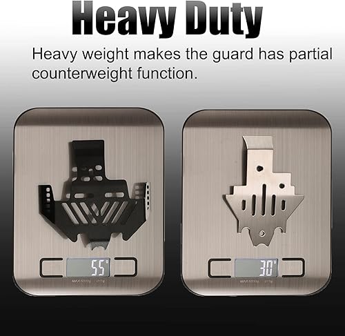 Miniatura 6 de Juego de armadura de chasis RC 1/10 para coche TRX-4, placa deslizante de acero inoxidable para TRAXXAS TRX4 Sport Body (Podwer Spray), protector de