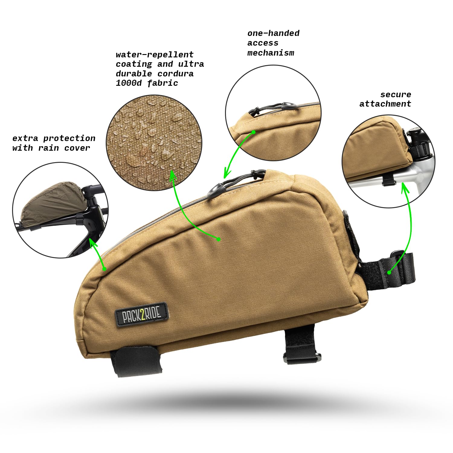 Pack2ride Amazon Bike Frame Bag Restrap Full Frame Bag Bag U2013