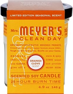 MRS MEYER'S Orange Clove Candle, 4.9 OZ