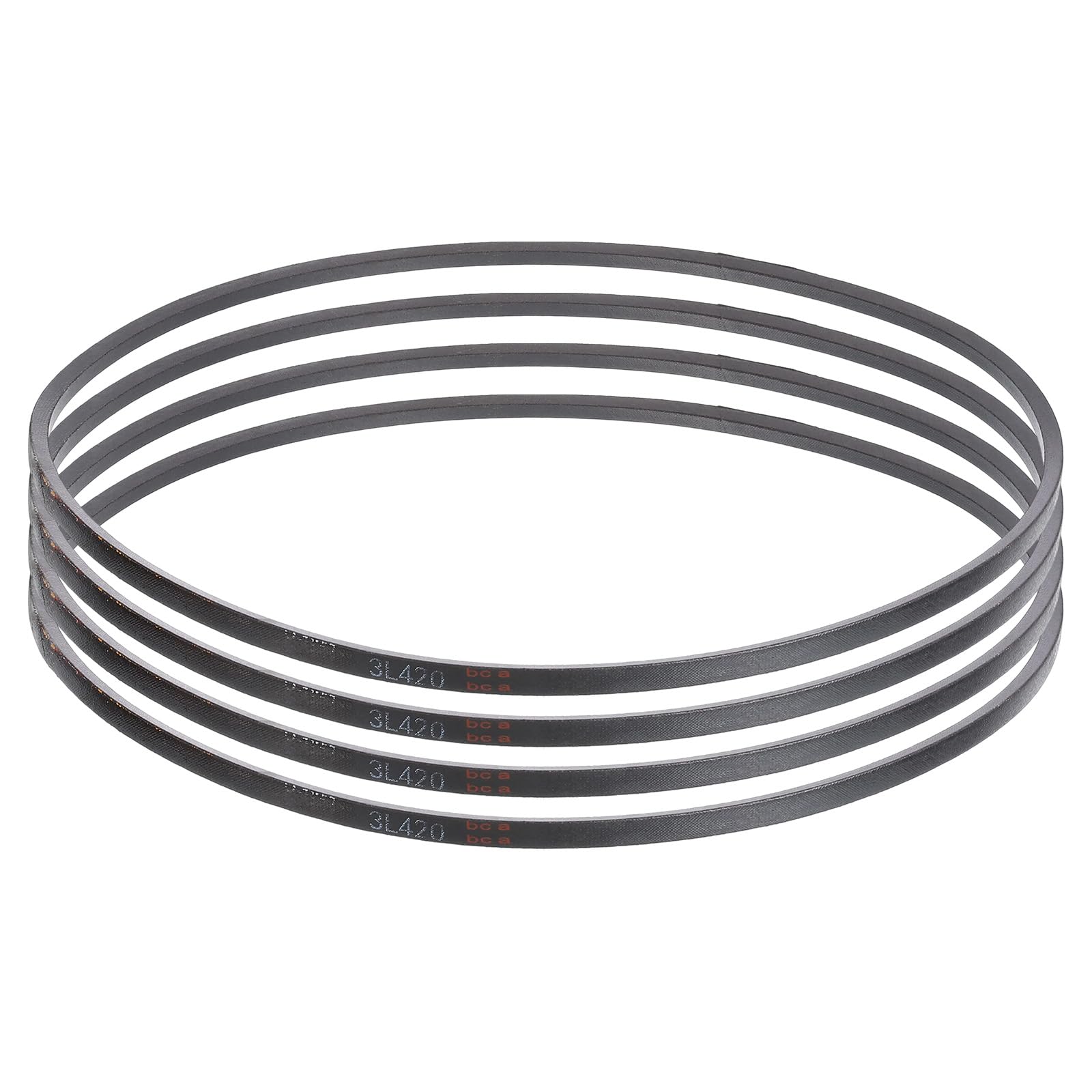 uxcell 3L240 Classic Wrapped Rubber V-Belt, 24"(610mm) Outside Circumference, 3L Profile V Belt 3/8" Width 7/32" Height — view 77