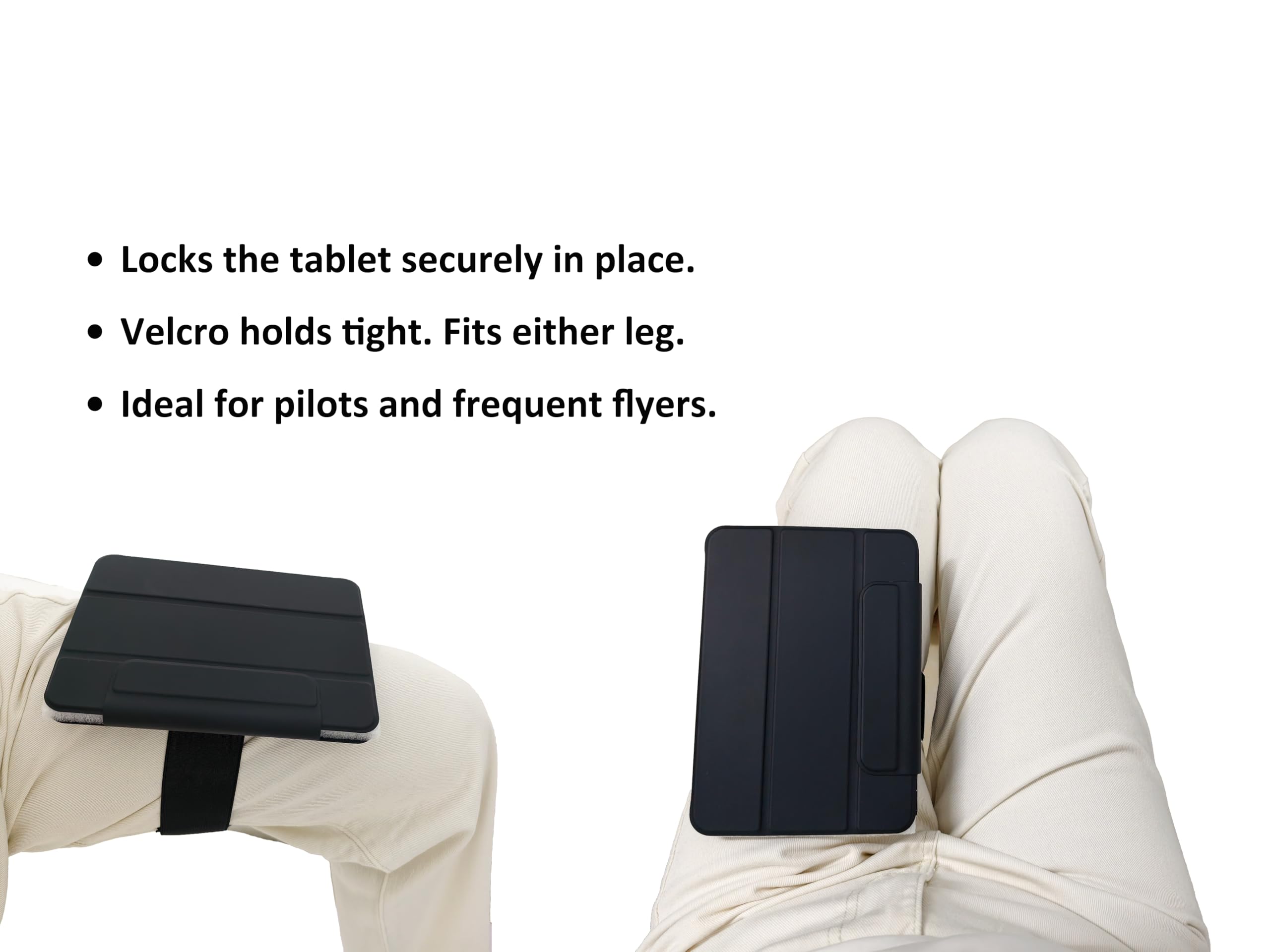 Magnetisches Klapp-Kneeboard für iPad mini 6 - sicherer, verstellbarer & bleistiftfertiger Cockpit-Begleiter