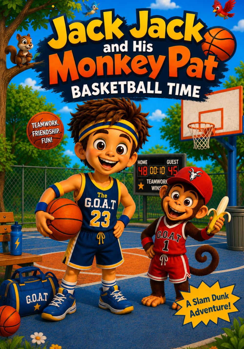 Jack Jack and His Monkey Pat: Basketball Time