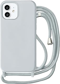 MINTY iPhone11 用 ケース iPhoneXR 用 ケース 両機種対応 ショルダー ストラップ シリコン アイスブルー