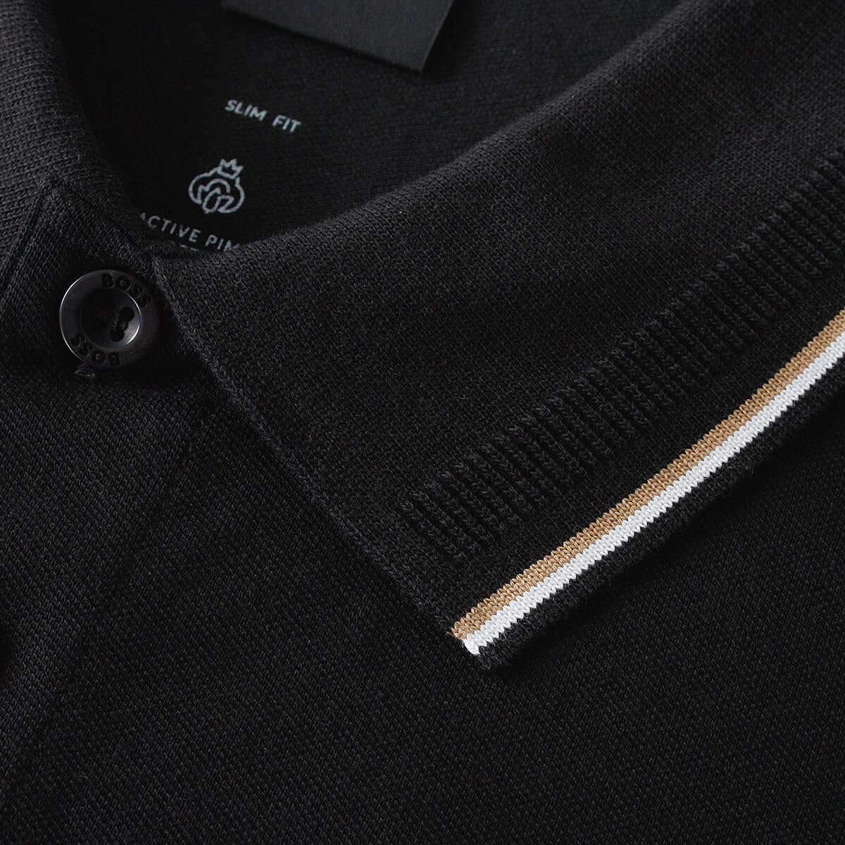 HUGO BOSS Birdie Paule - Polo de golf para hombre, absorbe la humedad